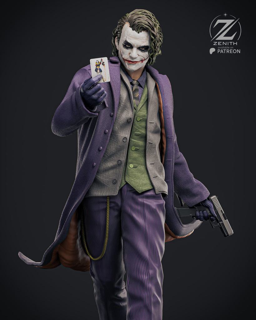 Joker Resin Fan Art MTO (Design by Zenith)