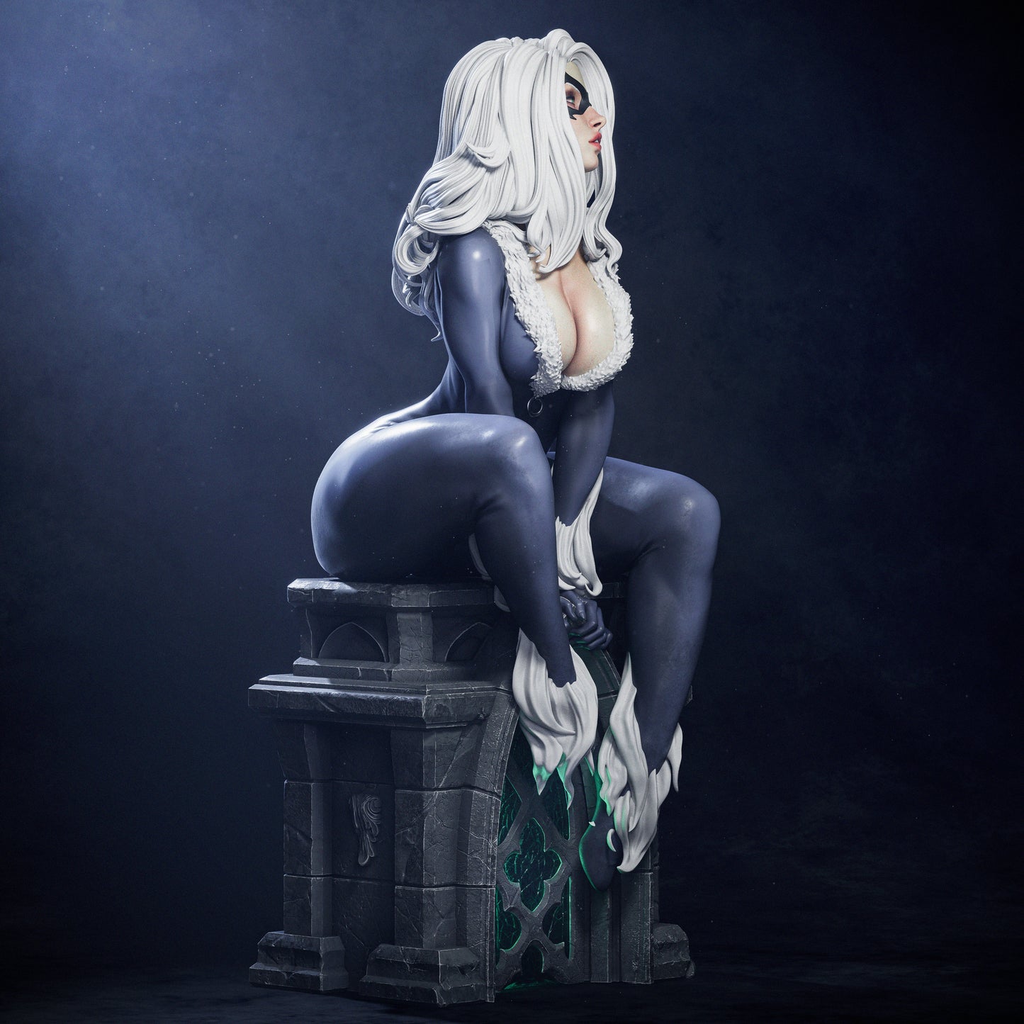 Black Cat Resin Fan Art - MTO (CA3D)