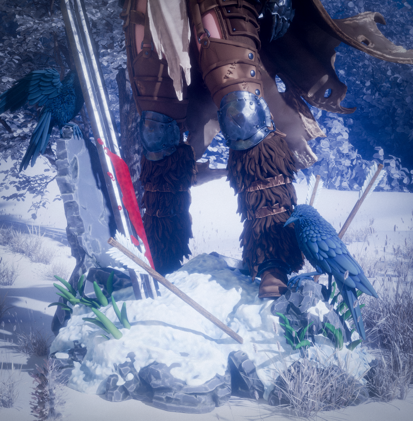 Warrior of the North Resin Art (Design by CA3D)