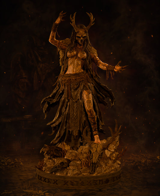 Norse Witch Resin Art (Design by CA3D)