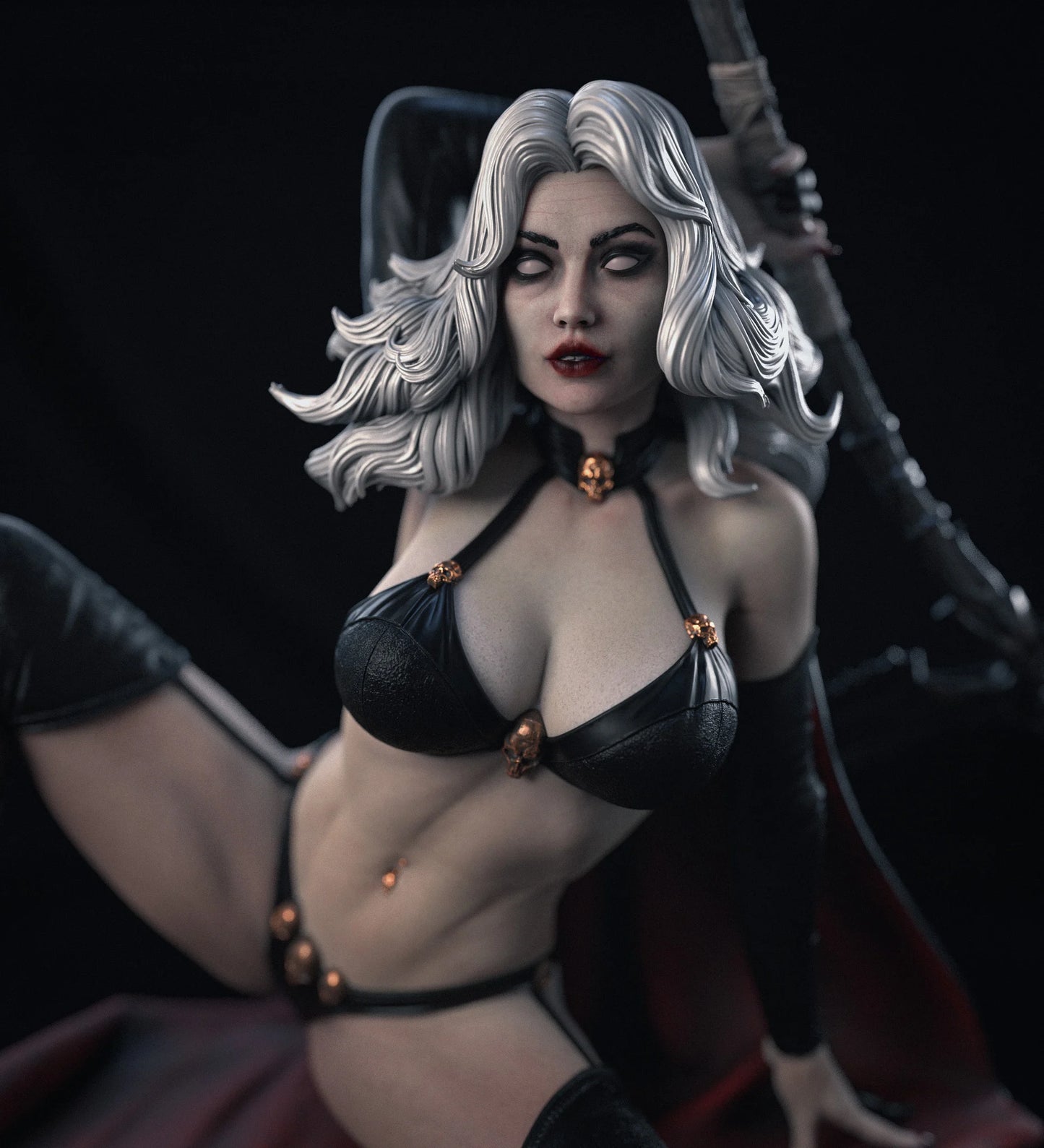 Lady Death V2 Resin Fan Art Pro Painted - MTO