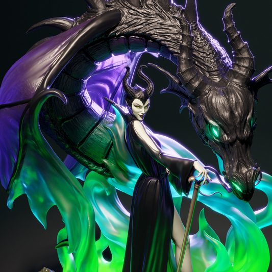 Maleficent Resin Sculpture (Design by CA3D Studios)