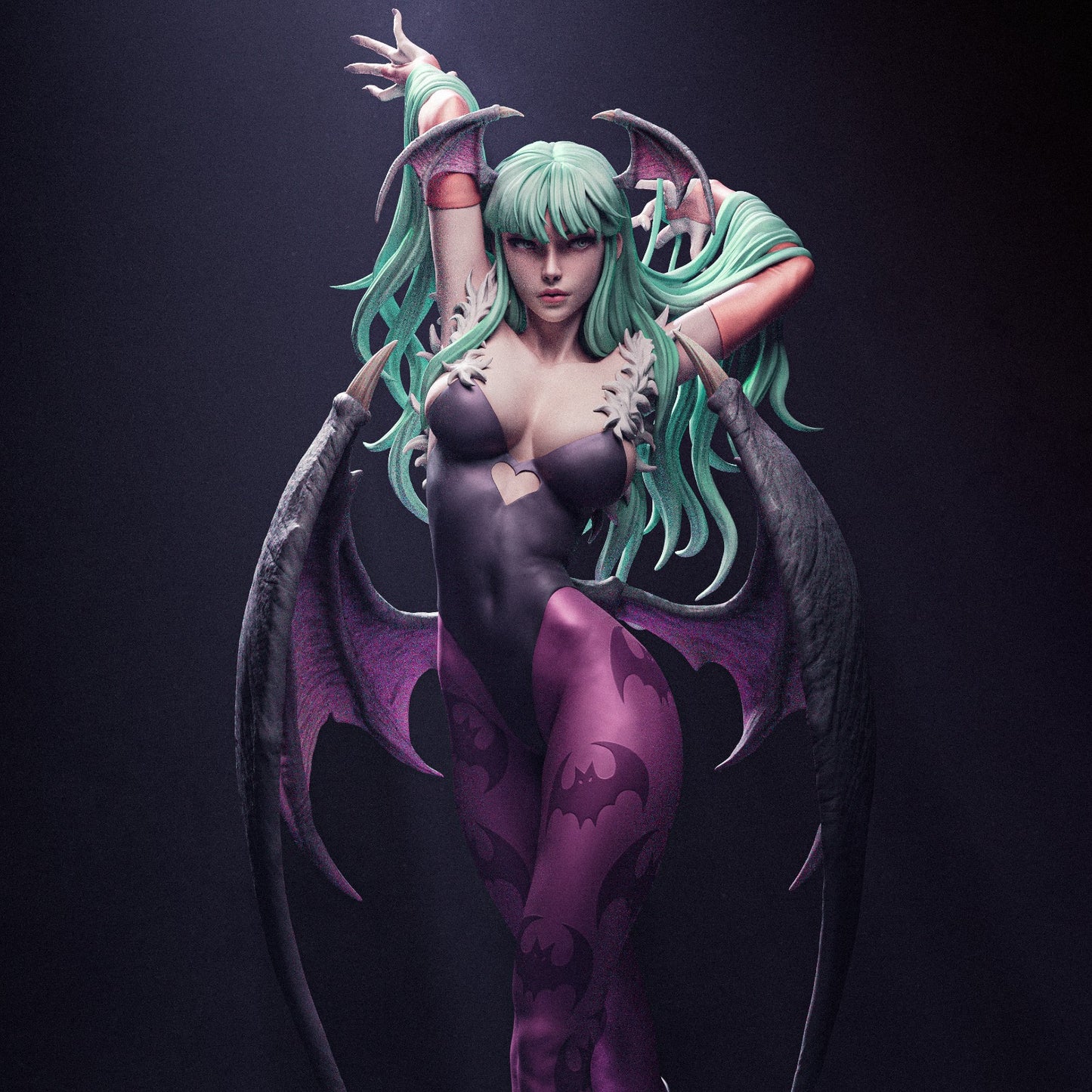 Morrigan Aenslan Collectible Resin Fan Art Pro Painted - MTO