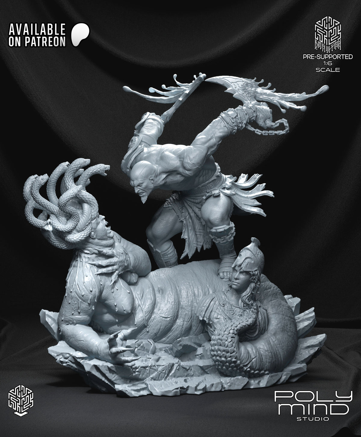 Kratos Resin Art (PolyMind Version)