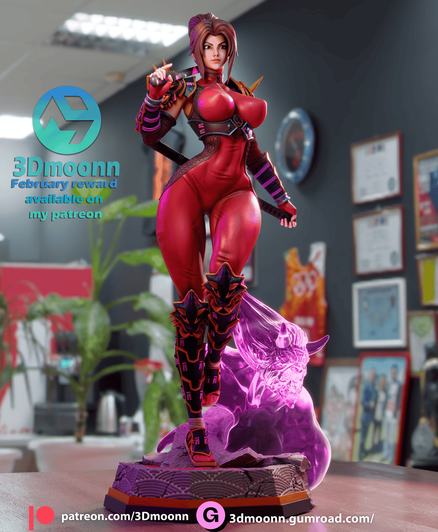 Taki Soul Caliber Resin Fan Art Sculpture (3DM)