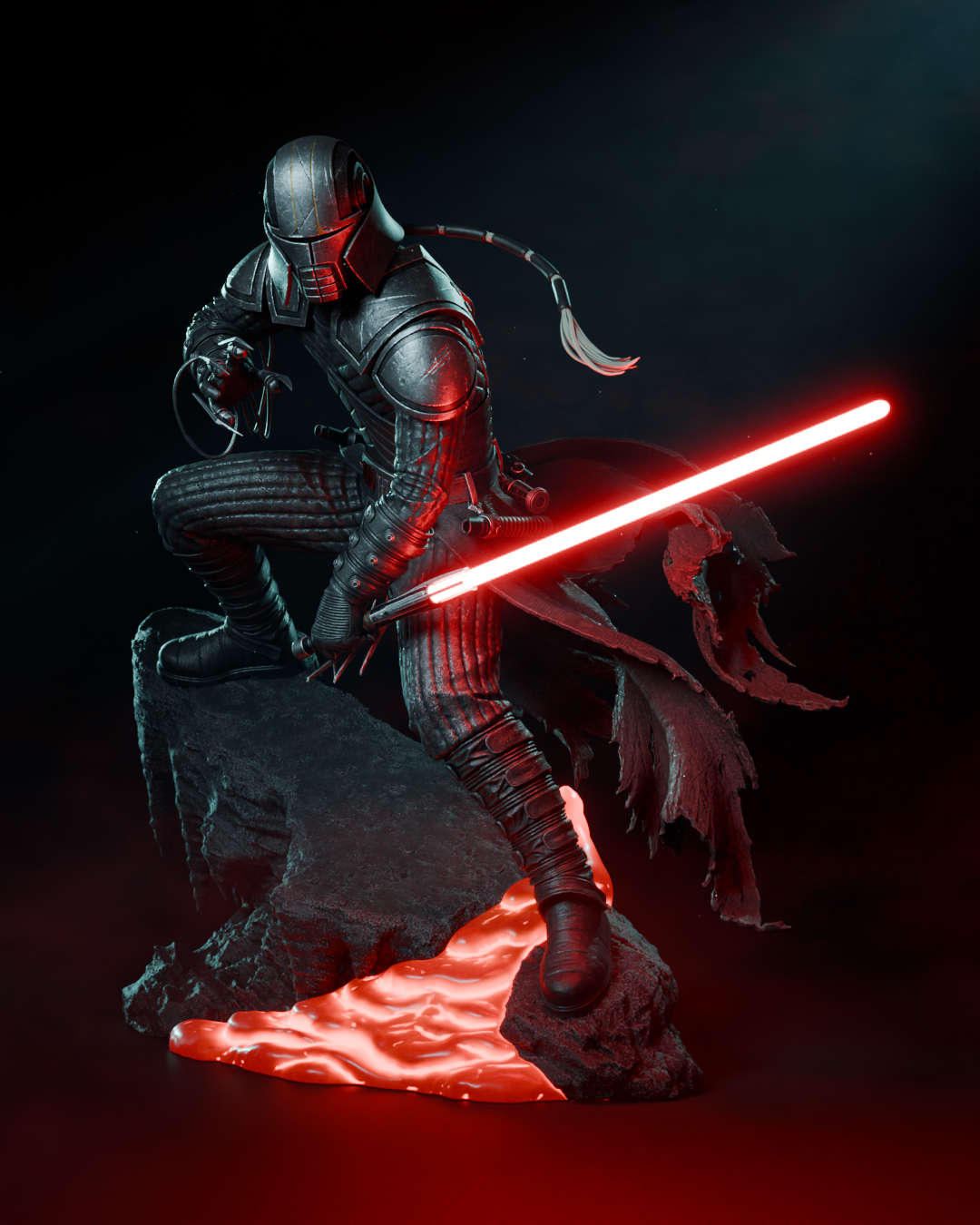 Starkiller Resin Fan Art - MTO (Design by CA3D)