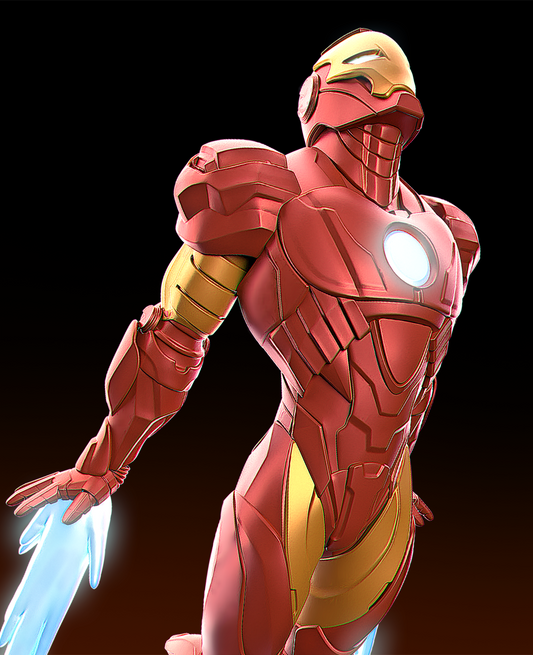 Iron Man Resin Art - MTO (Design by CA3D)