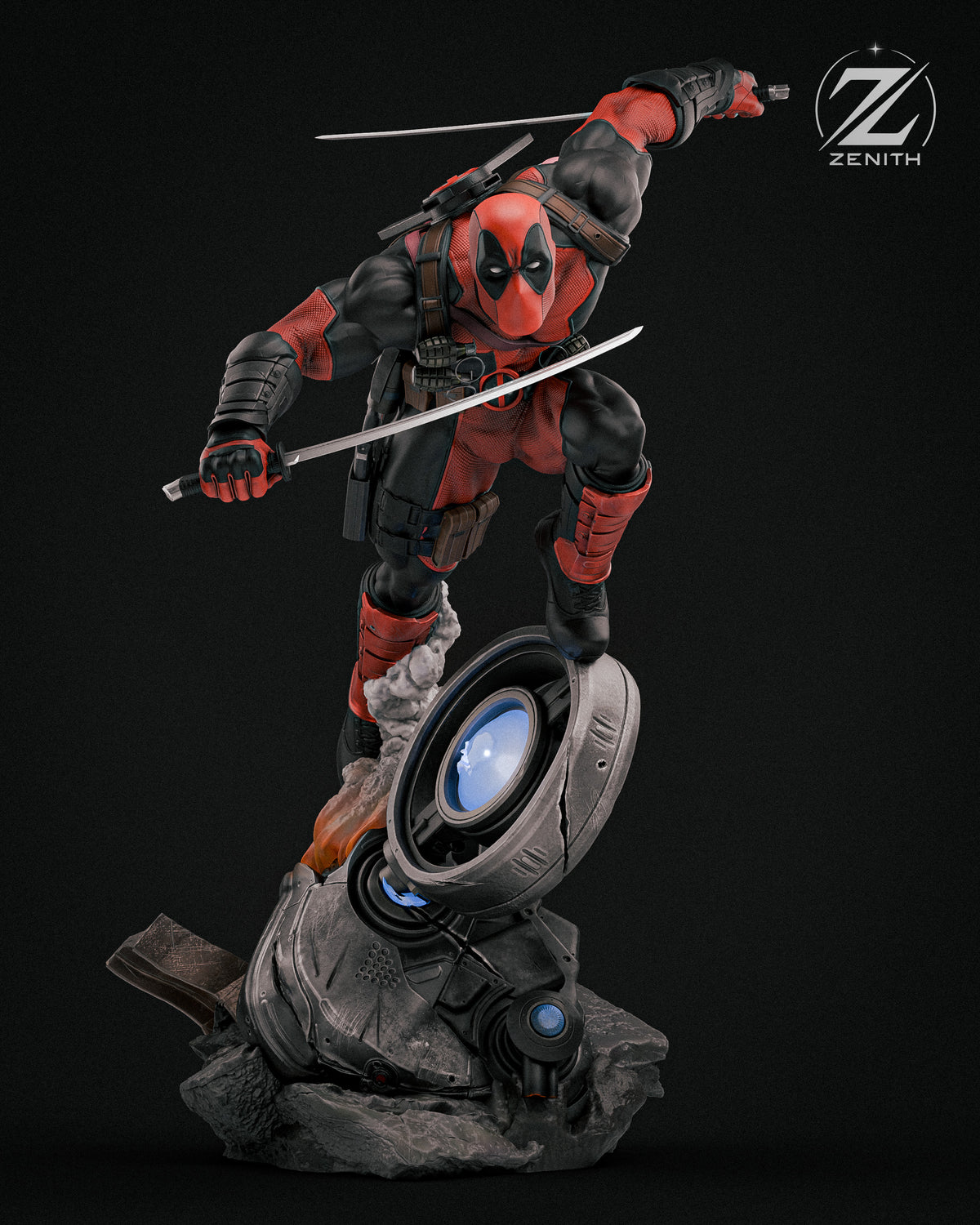 Deadpool Resin Art (Design by Zenith)