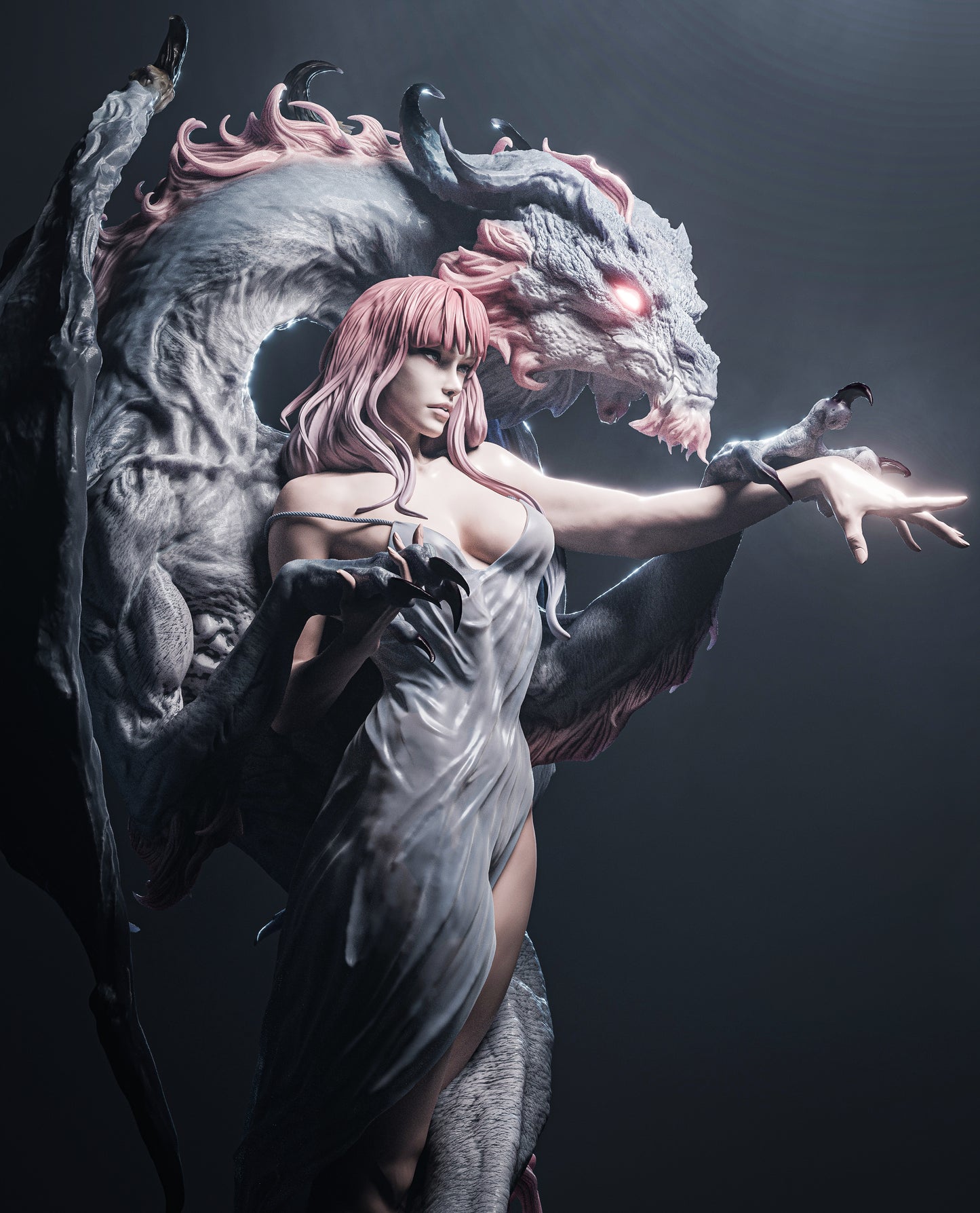 Dragon Lady Resin Art - MTO (Design by CA3D)