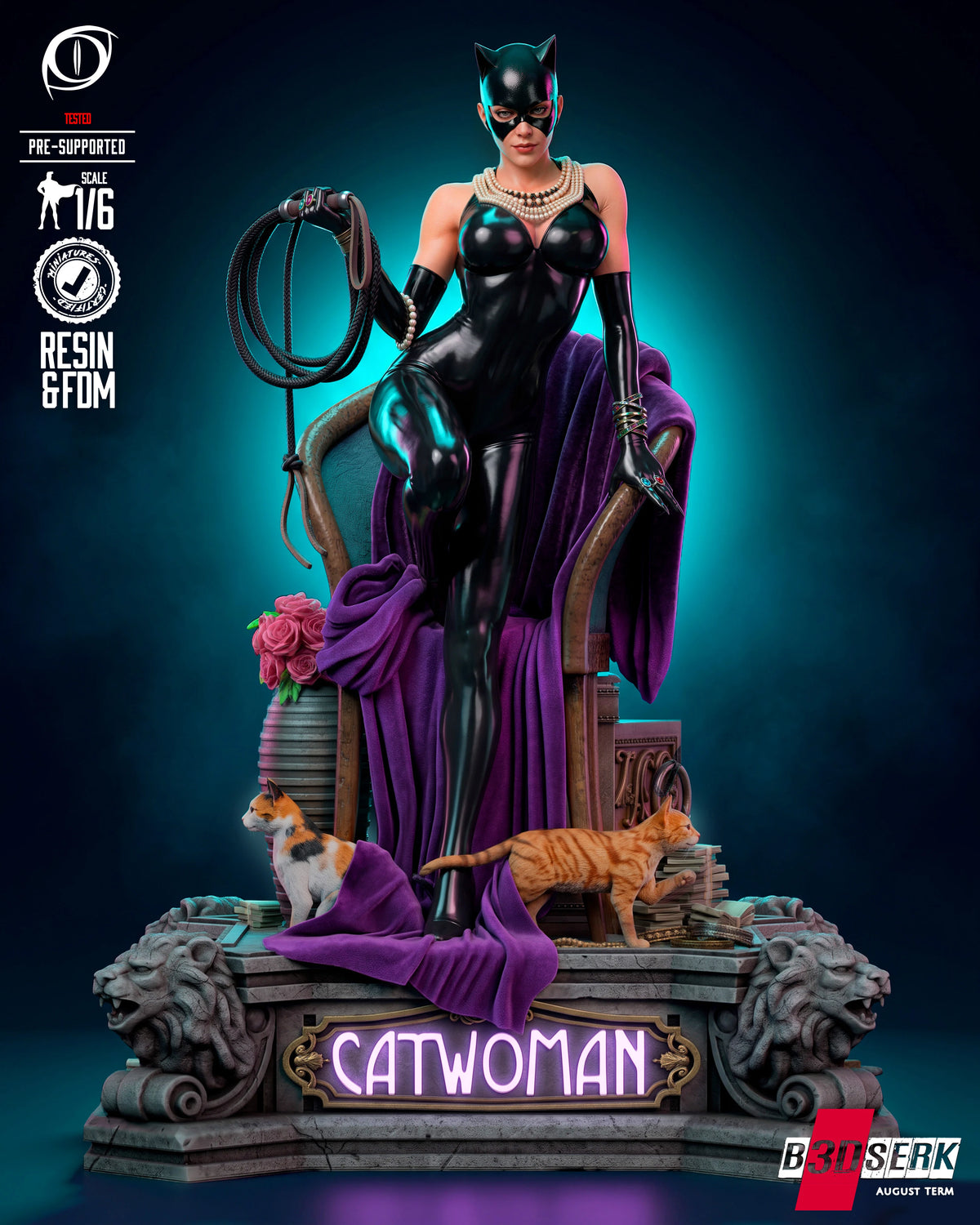 Catwoman Resin Art (B3dserk)