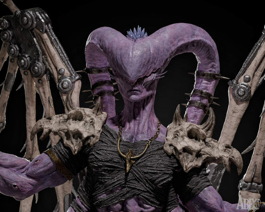 Ninefold Sorcerer Resin Art (Design by Abe3D)