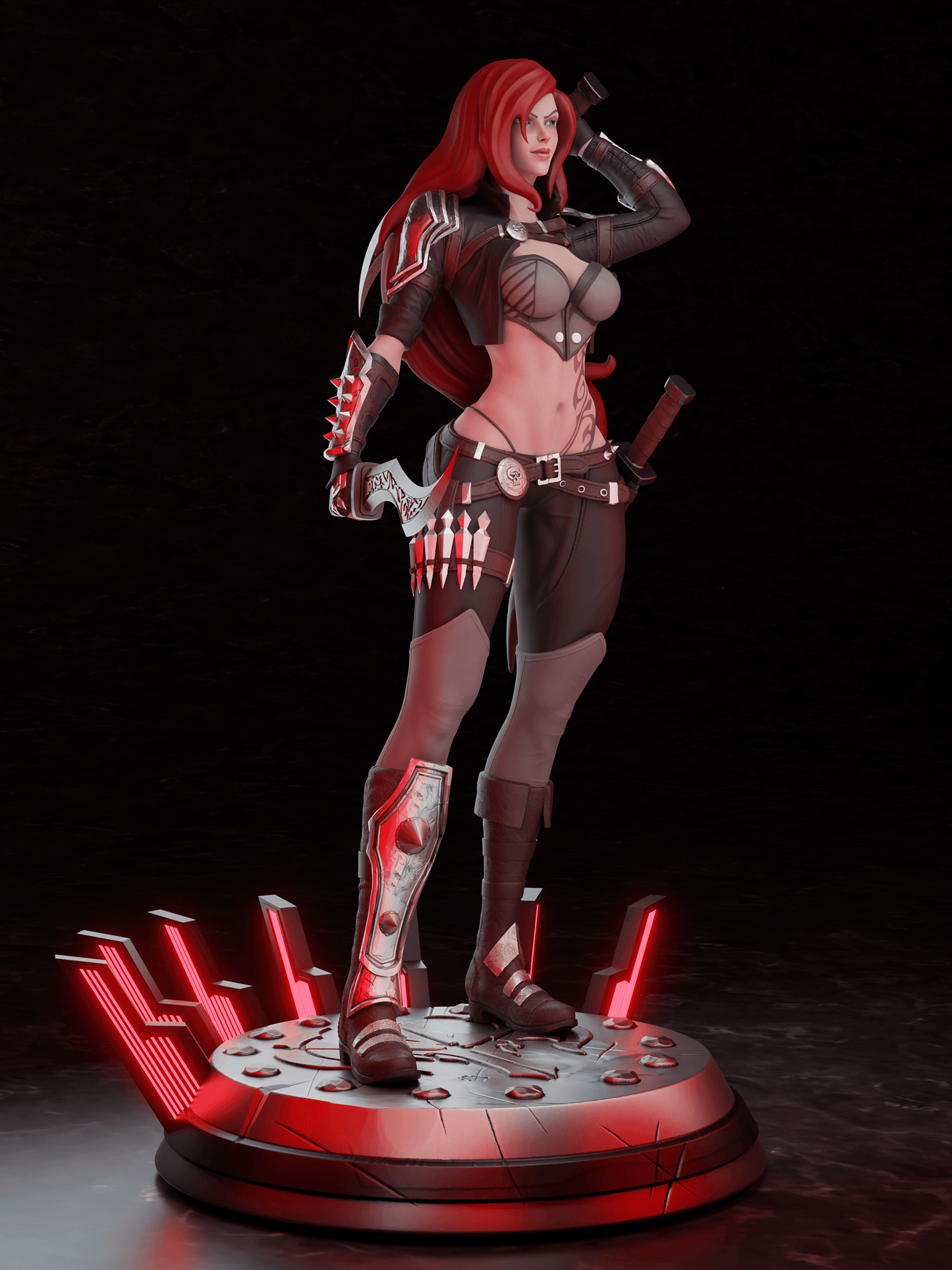 Katarina Resin Fan Art Sculpture 3DMoonn