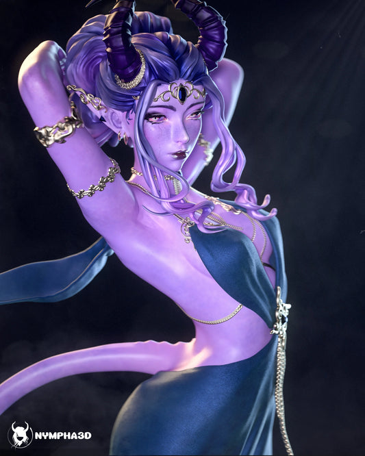 Tiefling Resin Art (Nympha3D)