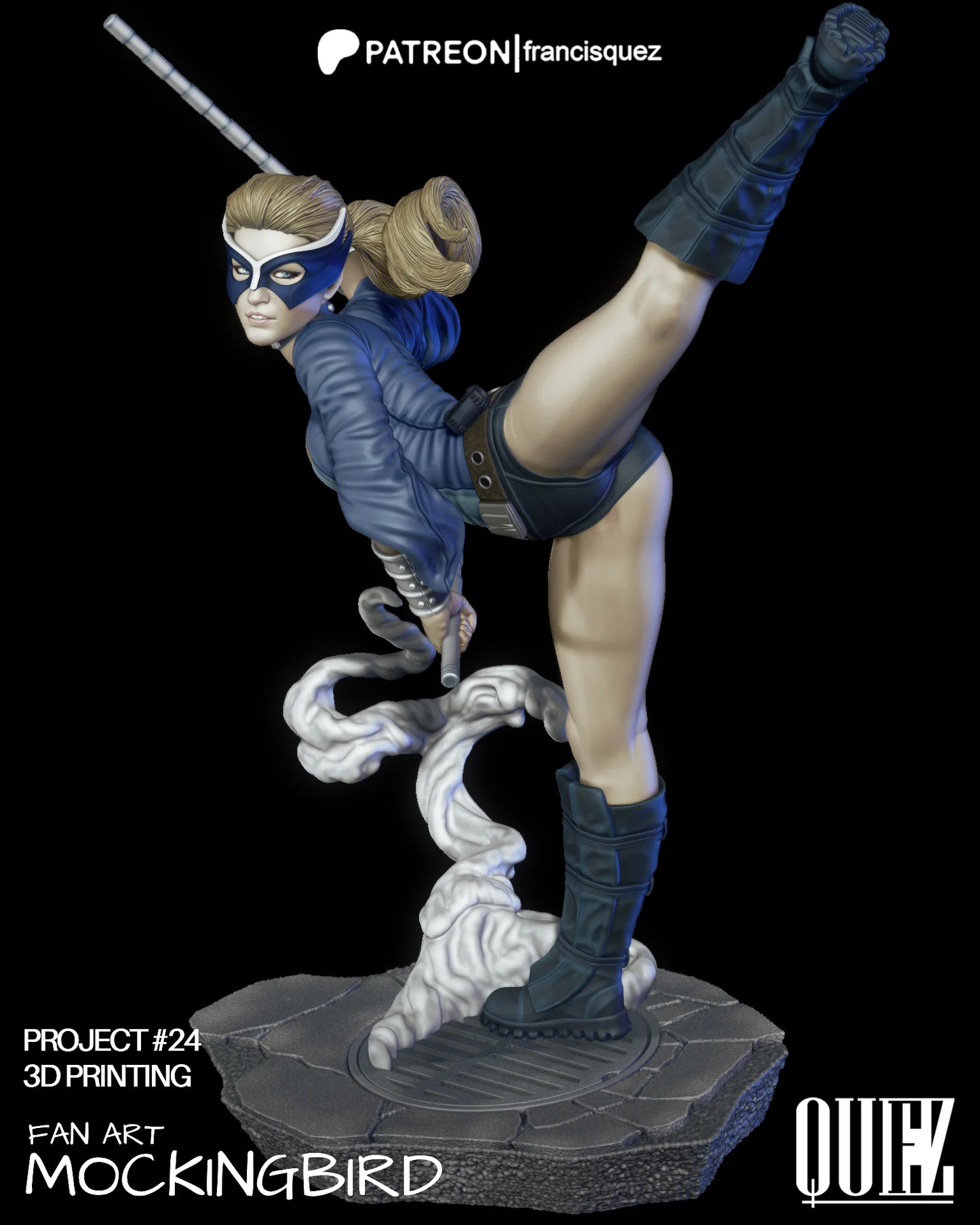 Mockingbird Resin Fan Art Pro Painted - MTO (Quez)