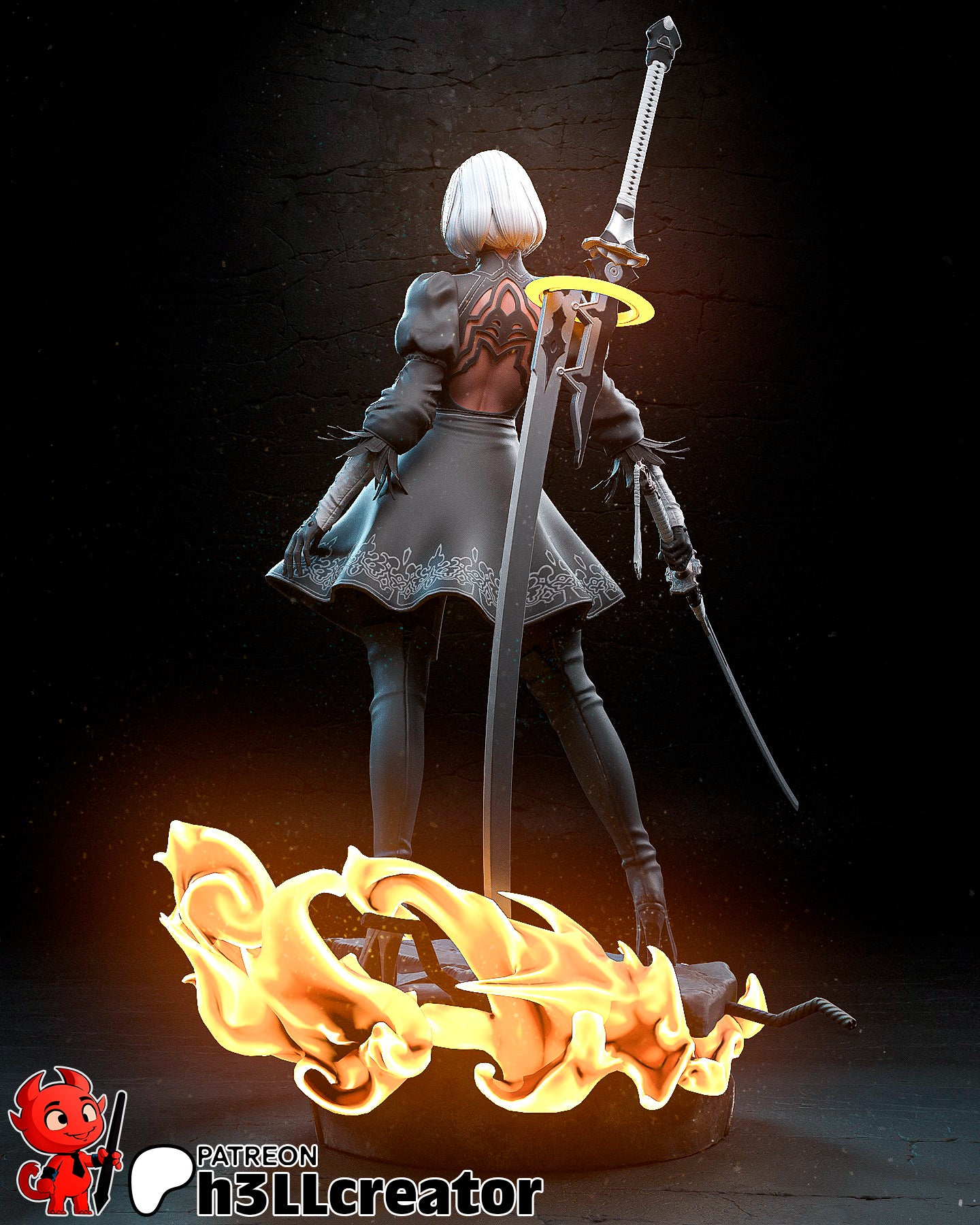 2B Resin Fan Art - MTO HC