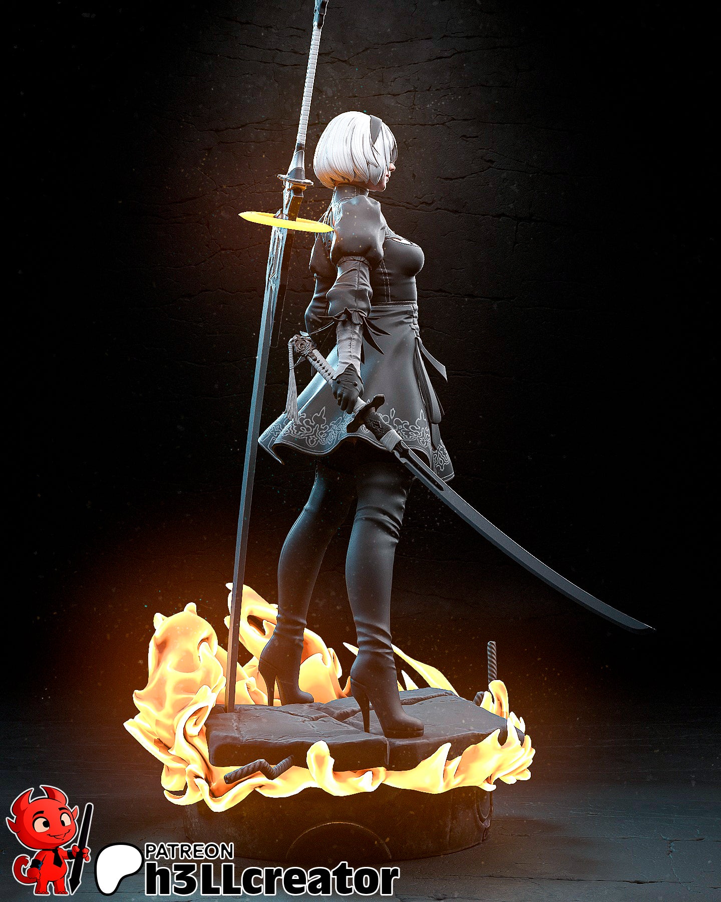 2B Resin Fan Art - MTO HC