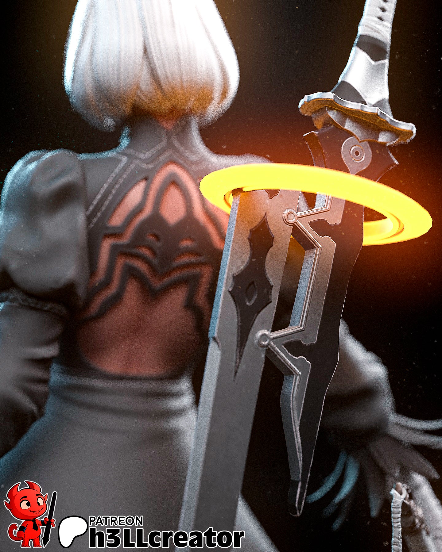 2B Resin Fan Art - MTO HC