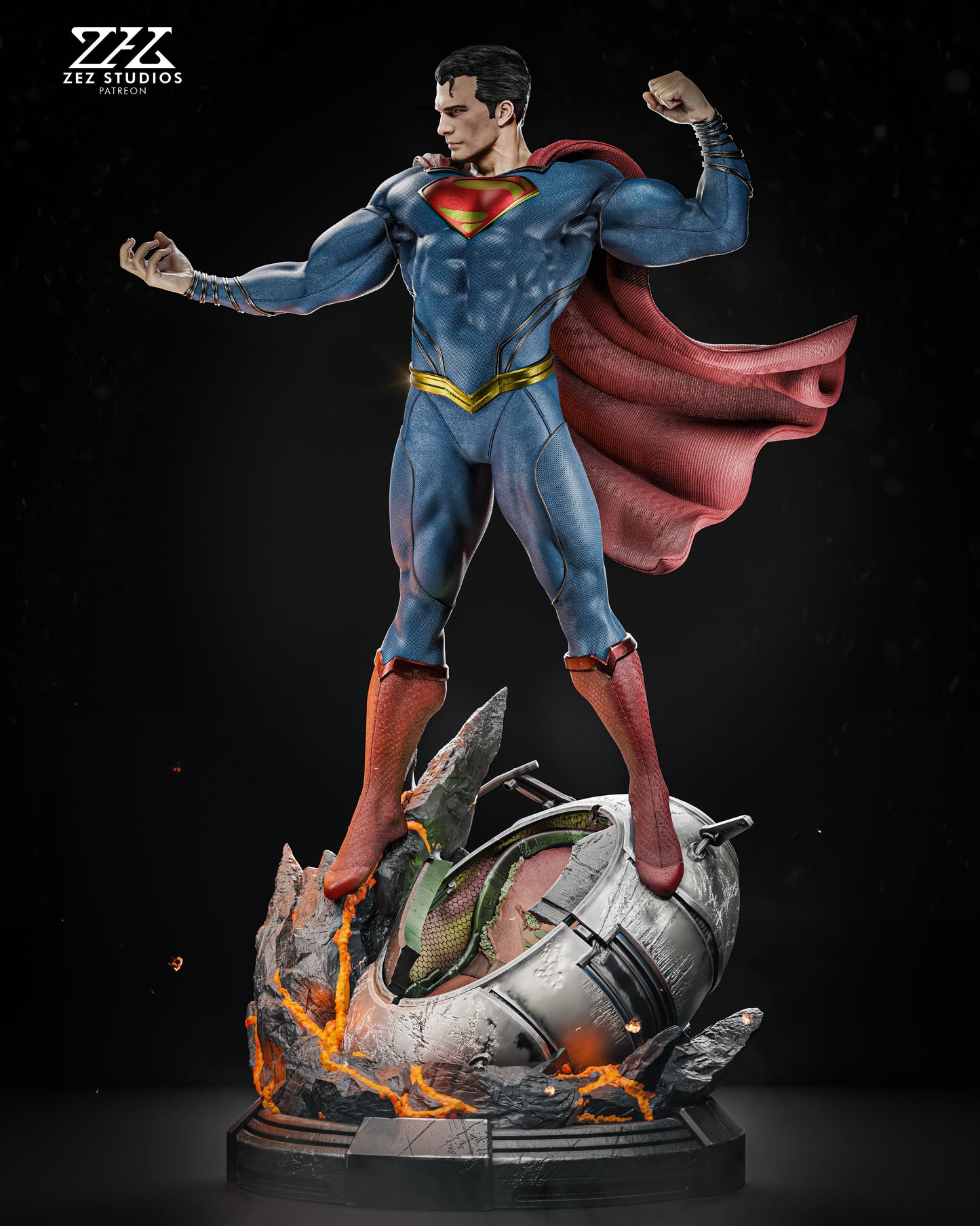 Superman Resin Fan Art - MTO (ZEZ)