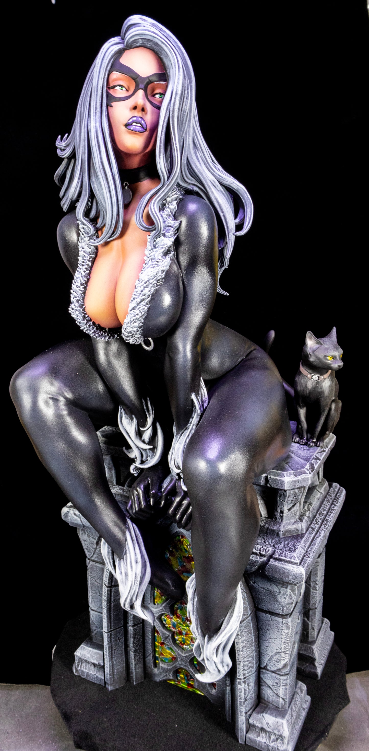 Black Cat Resin Fan Art - MTO (CA3D)