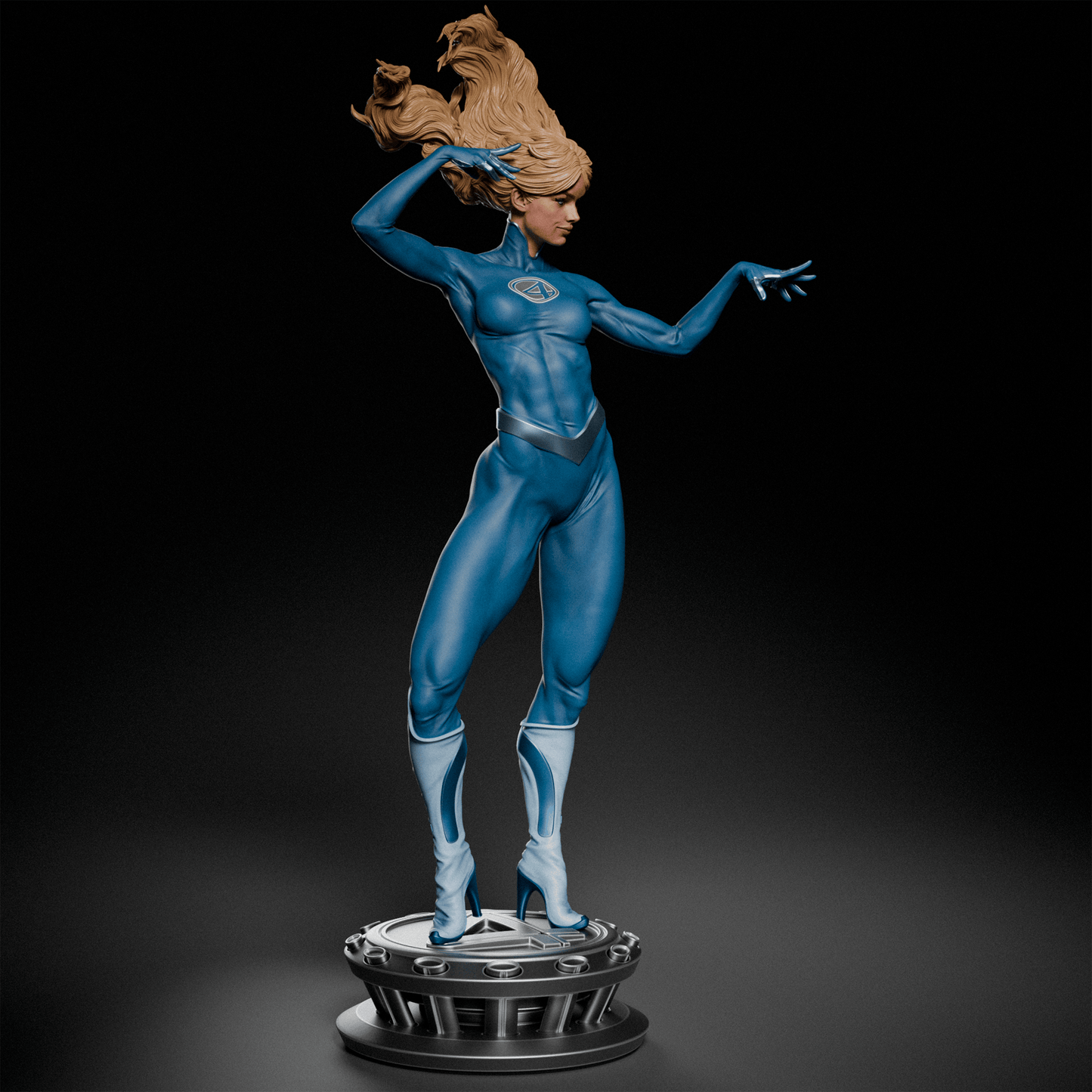 Invisible Woman Resin Fan Art - MTO CA3D