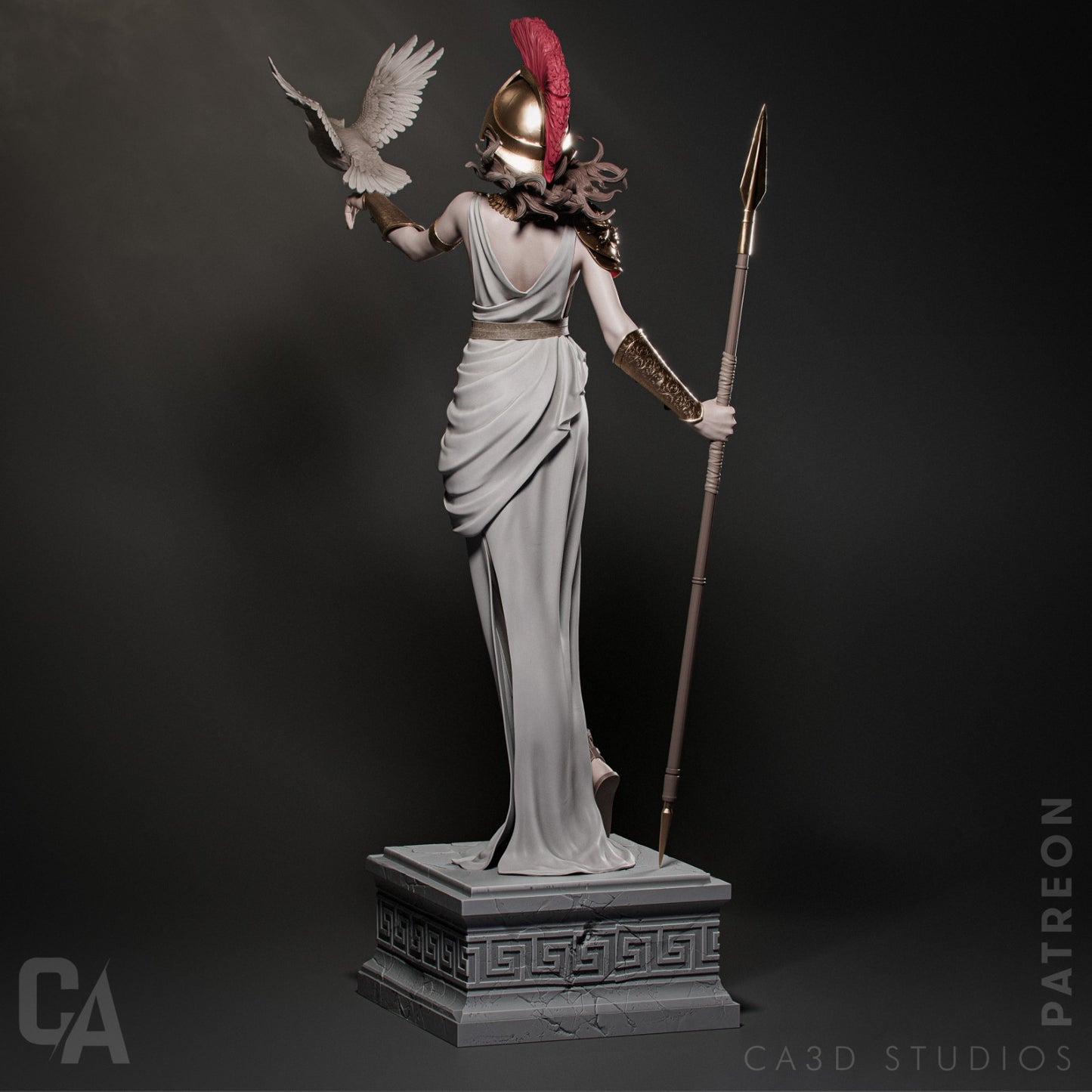 Athena Resin Fan Art - MTO