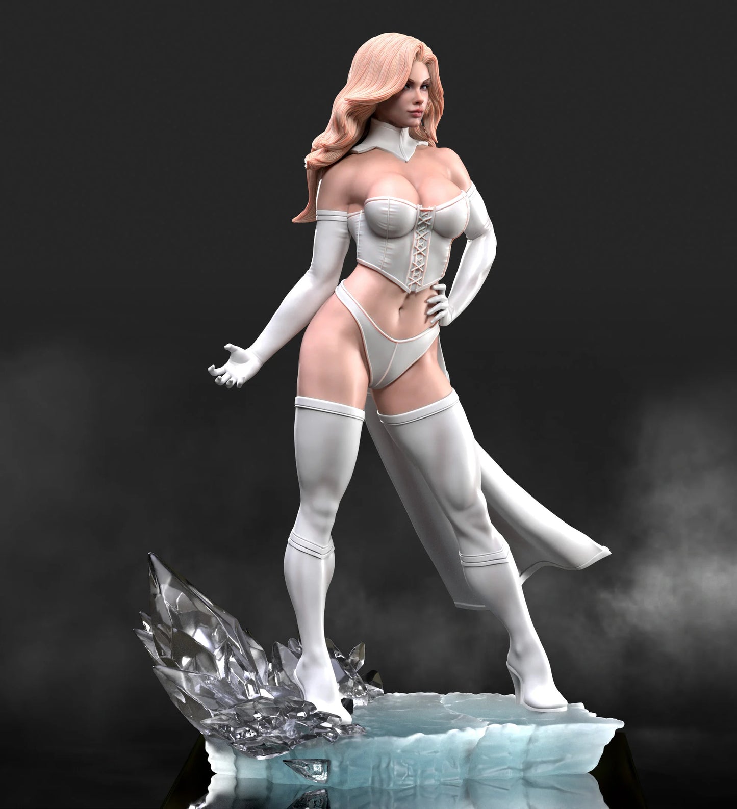 Emma Frost Resin Fan Art Pro Painted - MTO (A3Dv2)