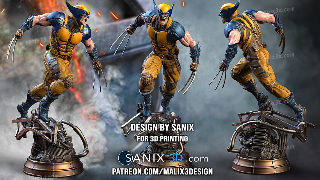 Wolverine Sanix V1 Resin Fan Art Pro Painted - MTO