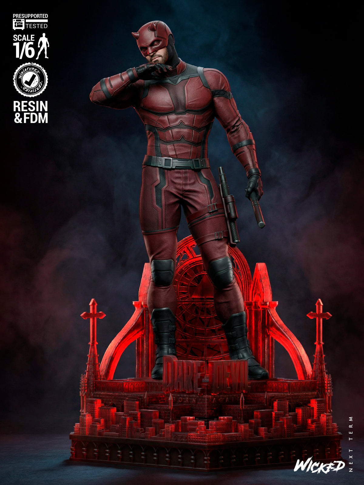 Daredevil Resin Art (Wicked Studios)