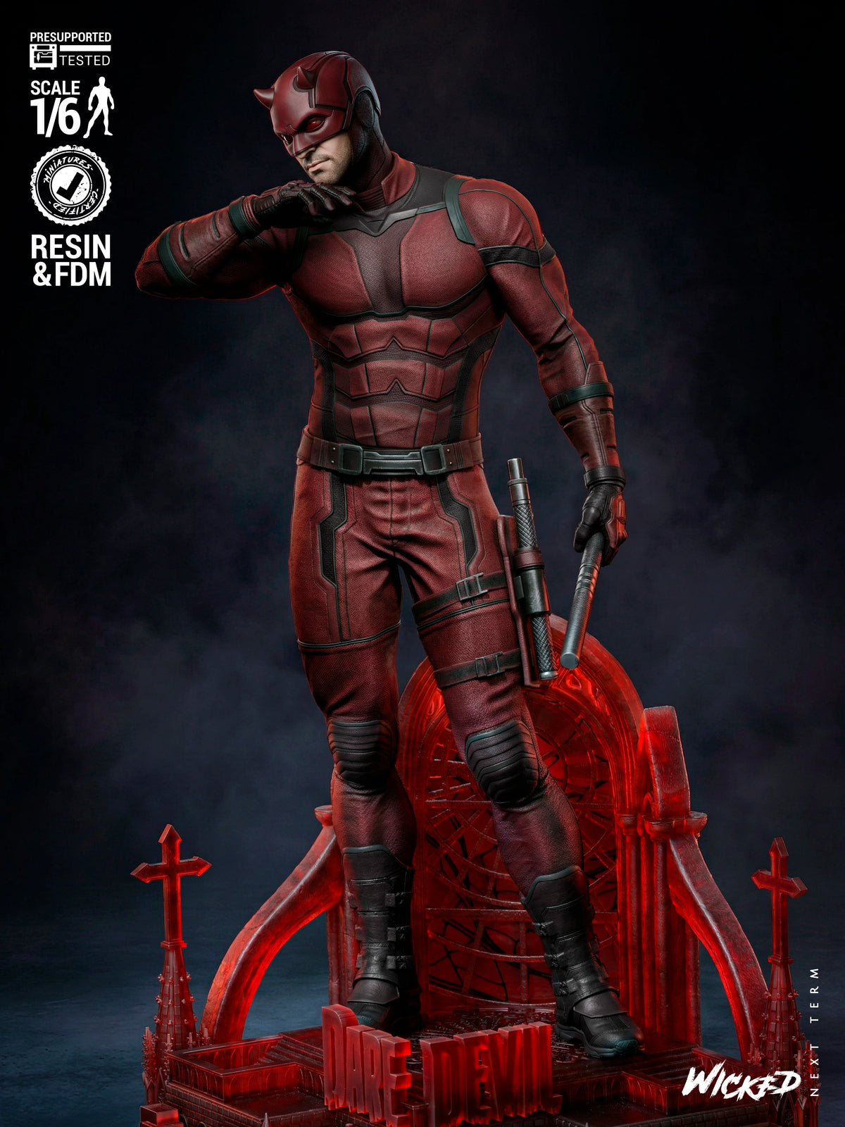 Daredevil Resin Art (Wicked Studios)