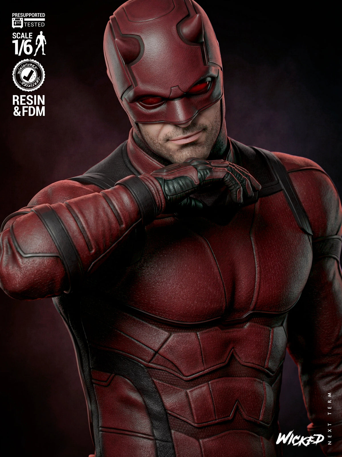 Daredevil Resin Art (Wicked Studios)