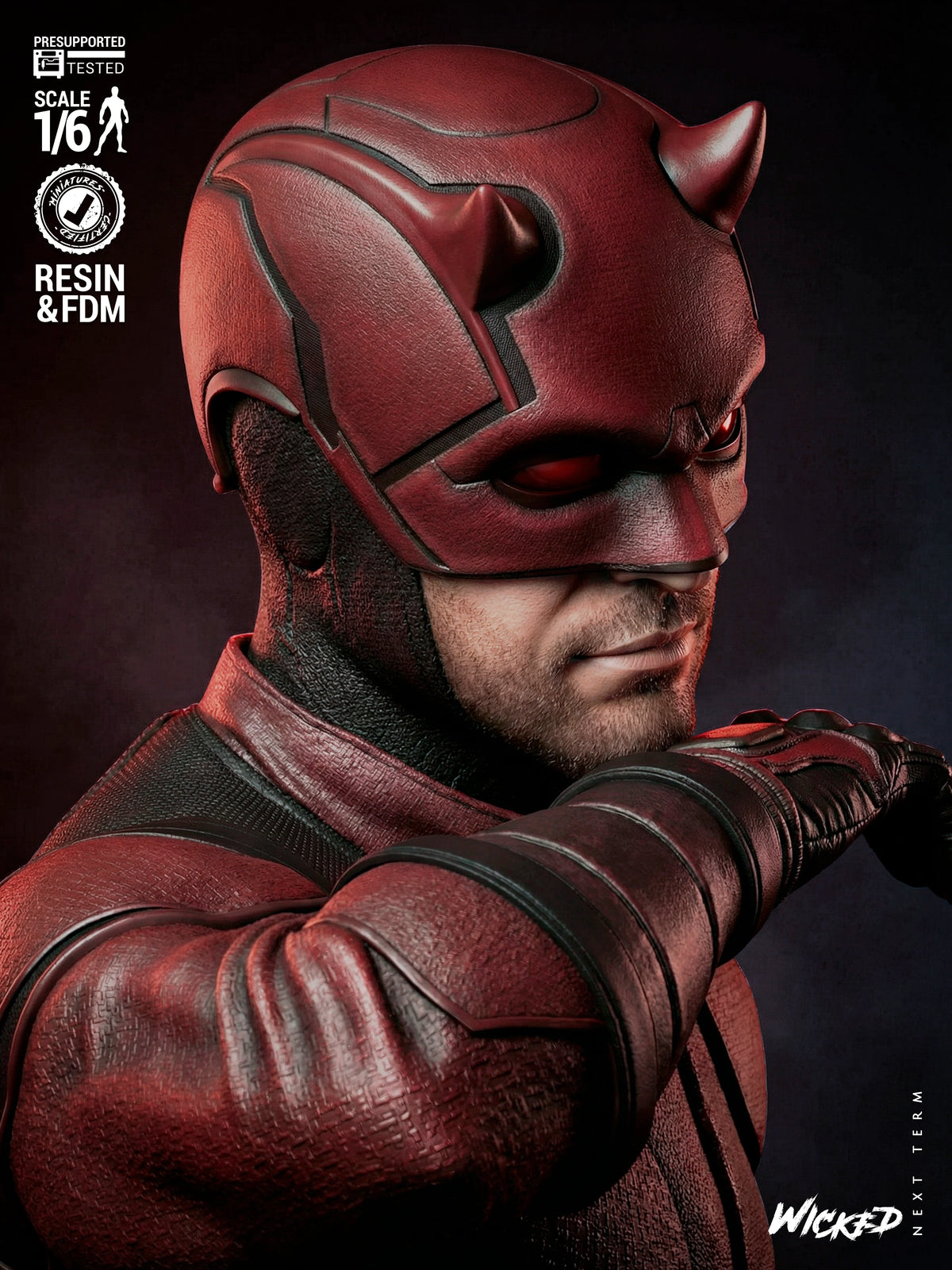 Daredevil Resin Art (Wicked Studios)