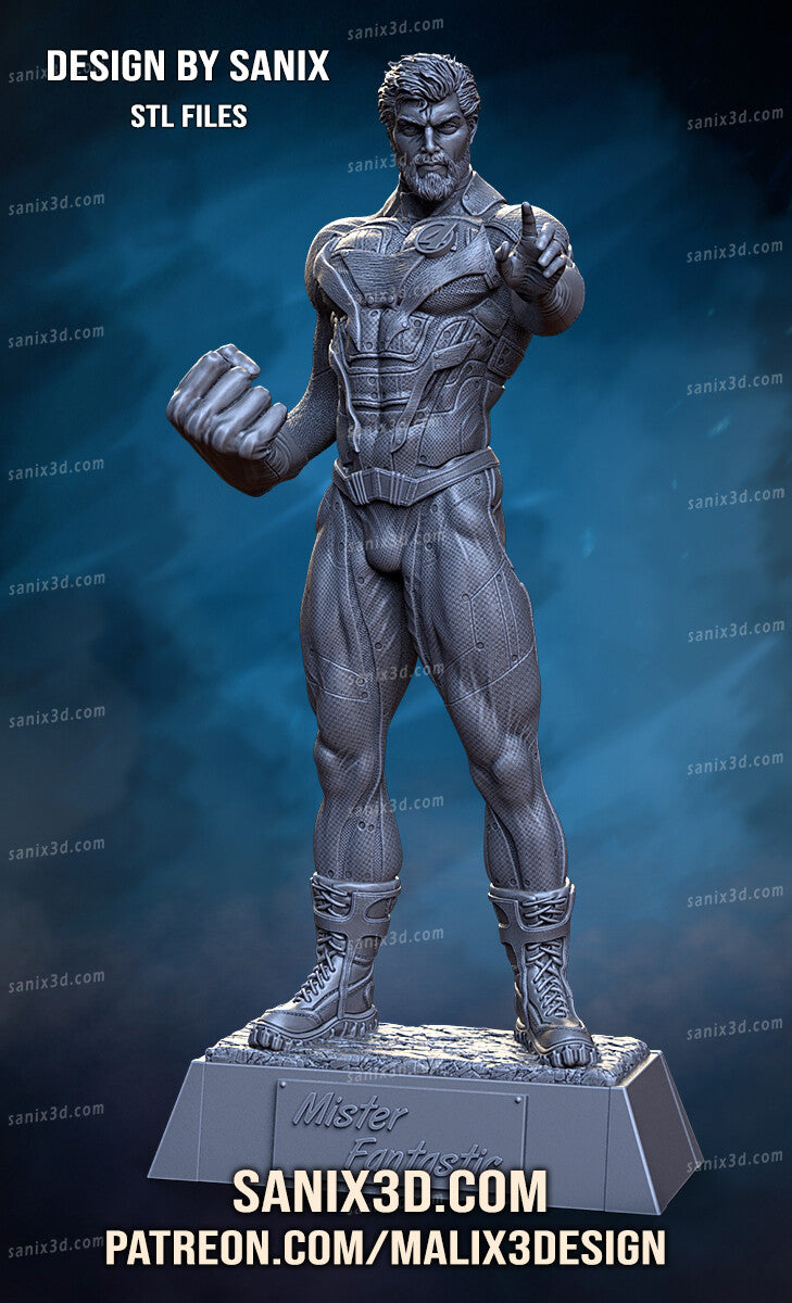 Mr Fantastic Resin Fan Art - MTO