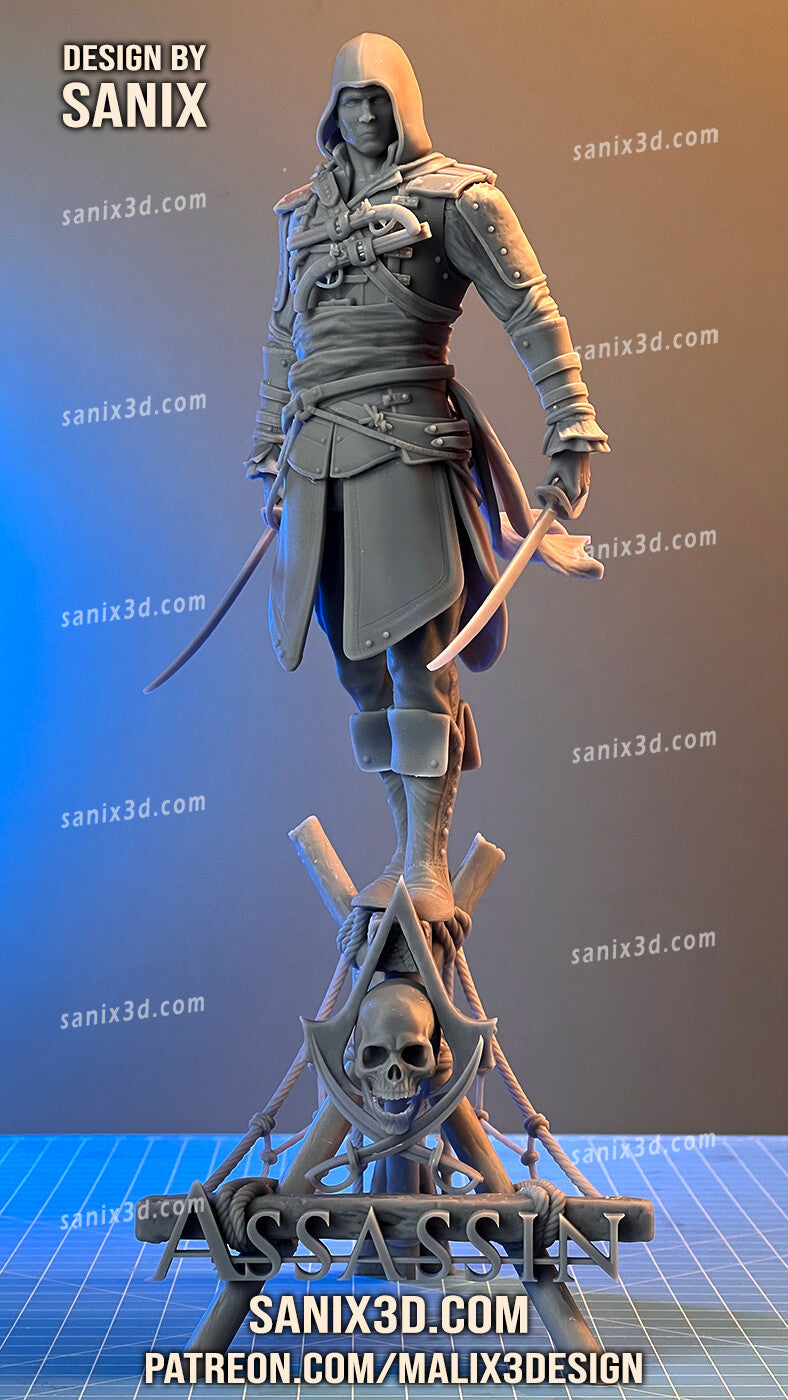 Assassin Resin Art (Design by Sanix3D)