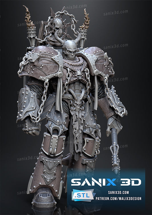 Chaos Colonel Resin Art (Design by Sanix3D)
