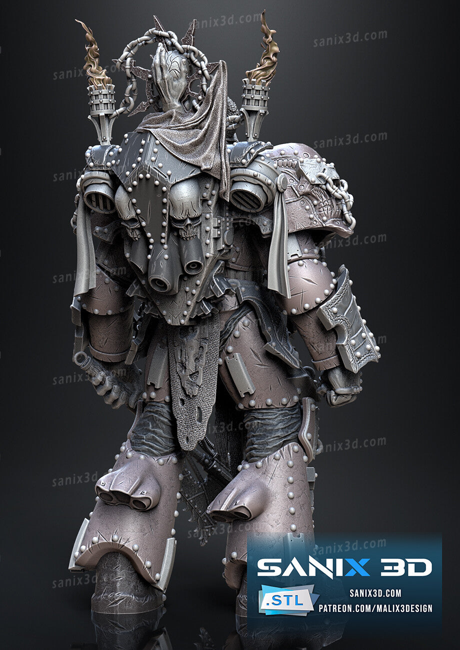 Chaos Colonel Resin Art (Design by Sanix3D)