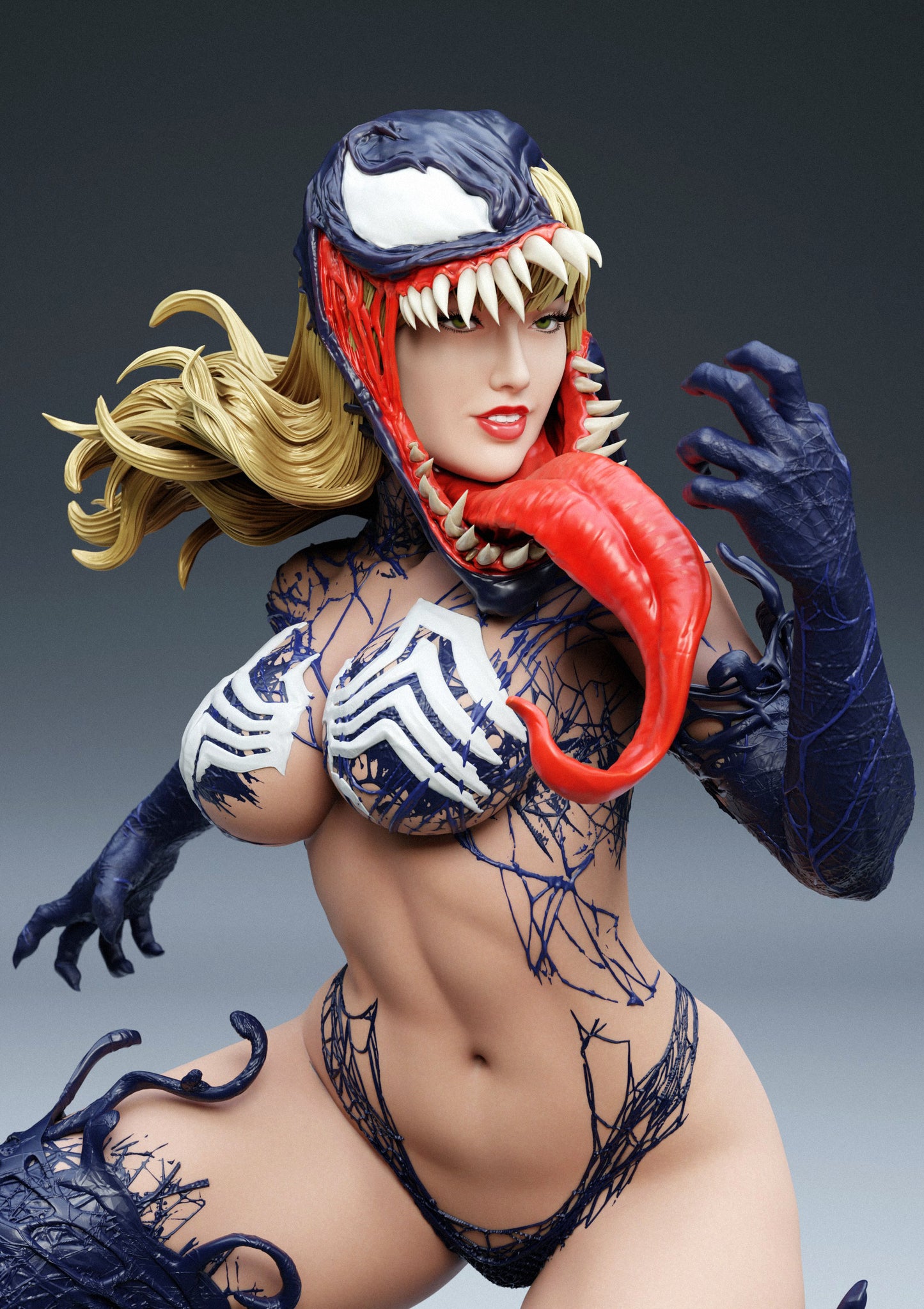 Venomized Mary Jane Resin Fan Art - MTO (Design by Abe3D)