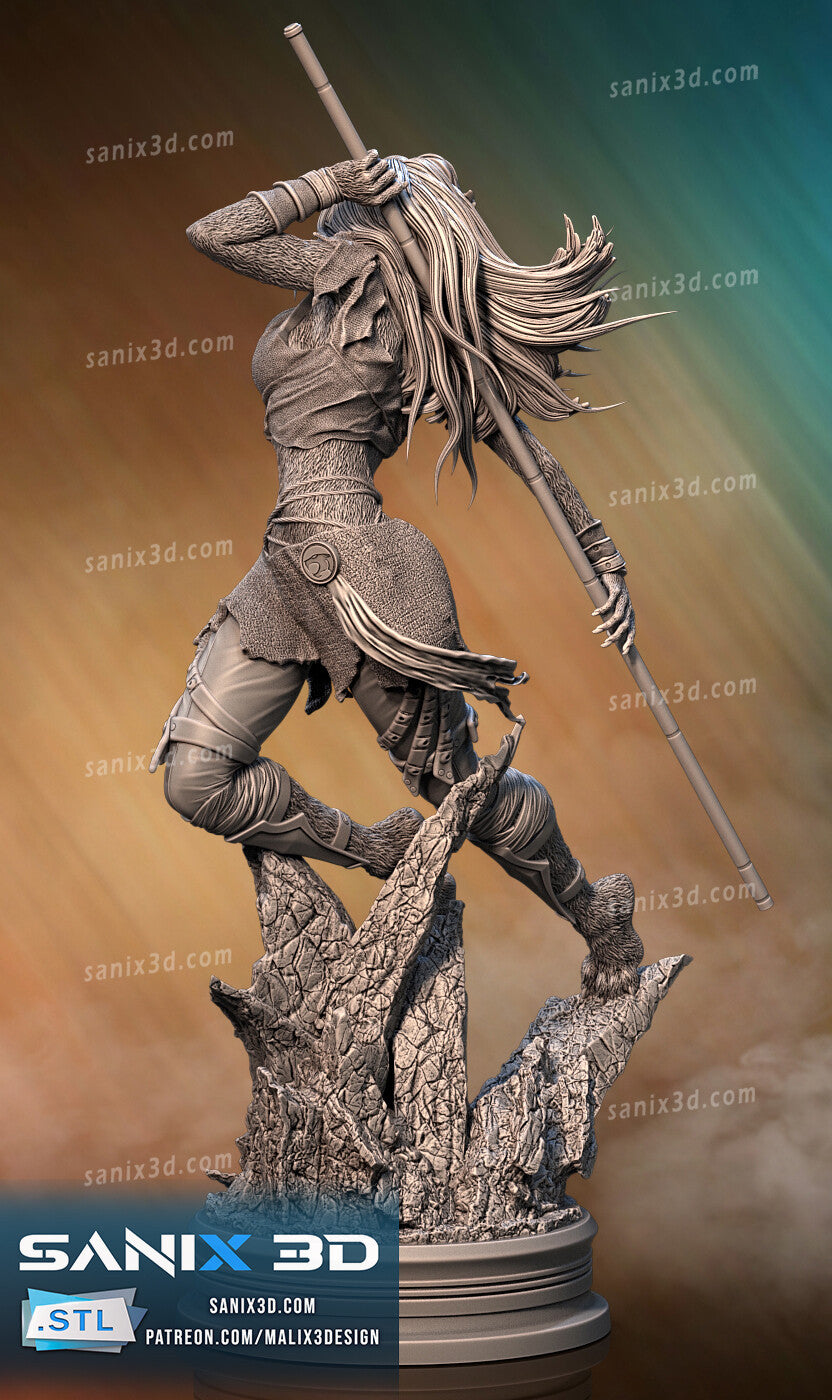 Cheetarah Resin Art (Design by Sanix3D)