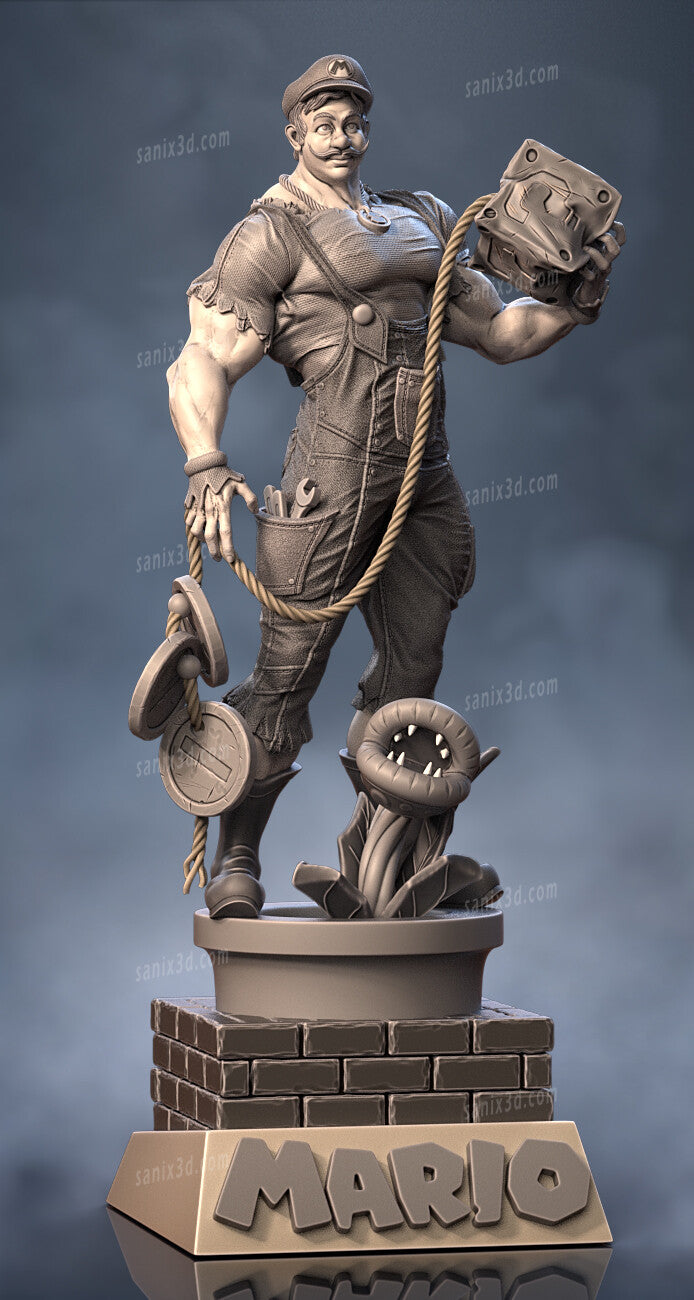 Mario Resin Art (Design by Sanix3D)
