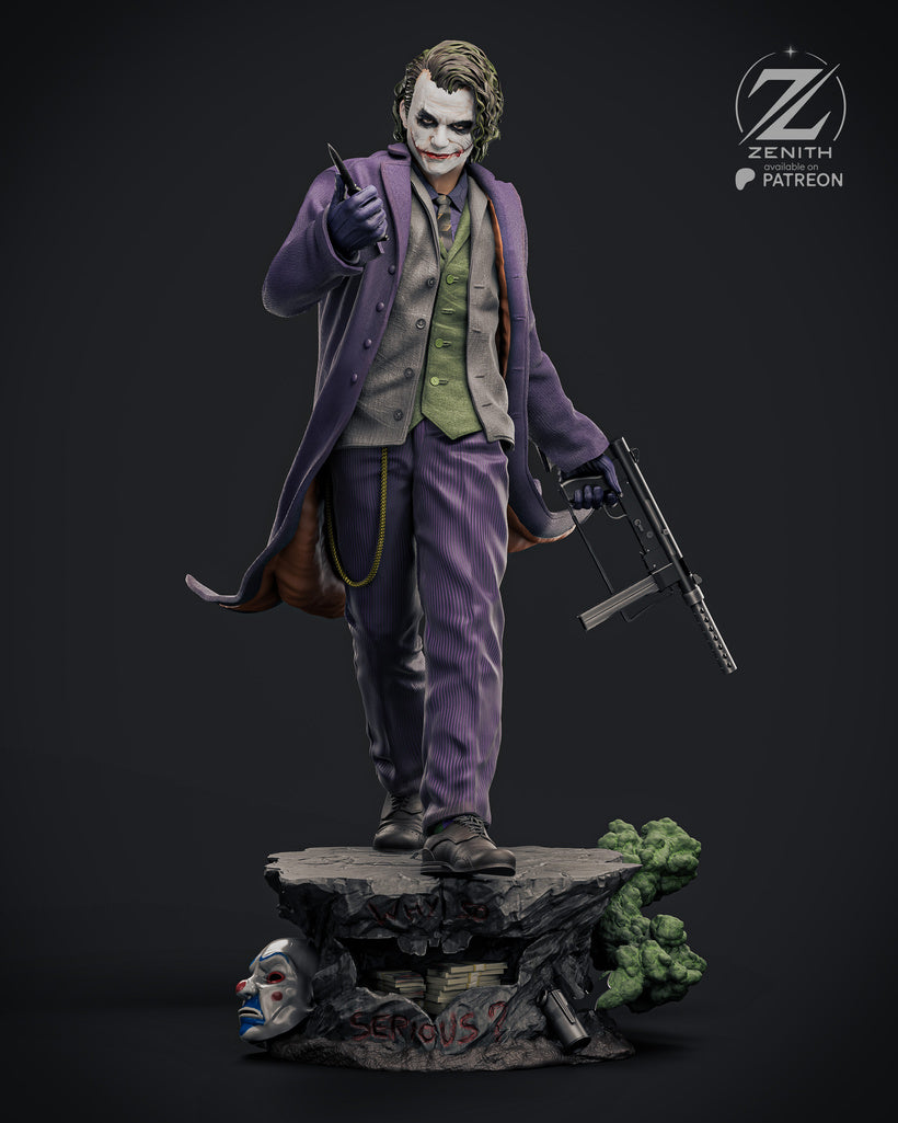 Joker Resin Fan Art MTO (Design by Zenith)