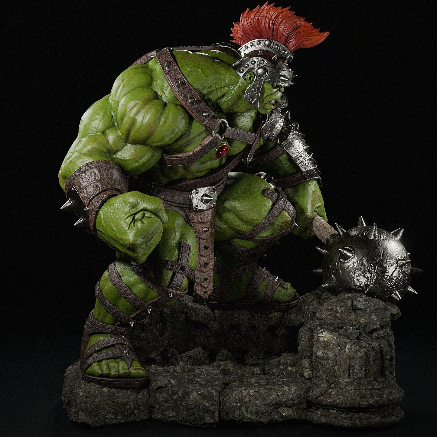 Incredible Hulk Gladiator Collectible Resin Fan Art Pro Painted - MTO