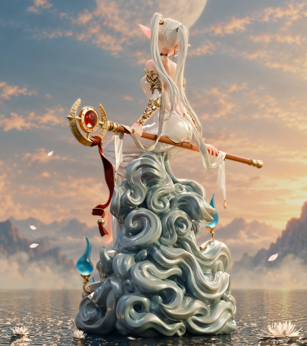 Frieren Collectible Resin Art (Design by CA3D)
