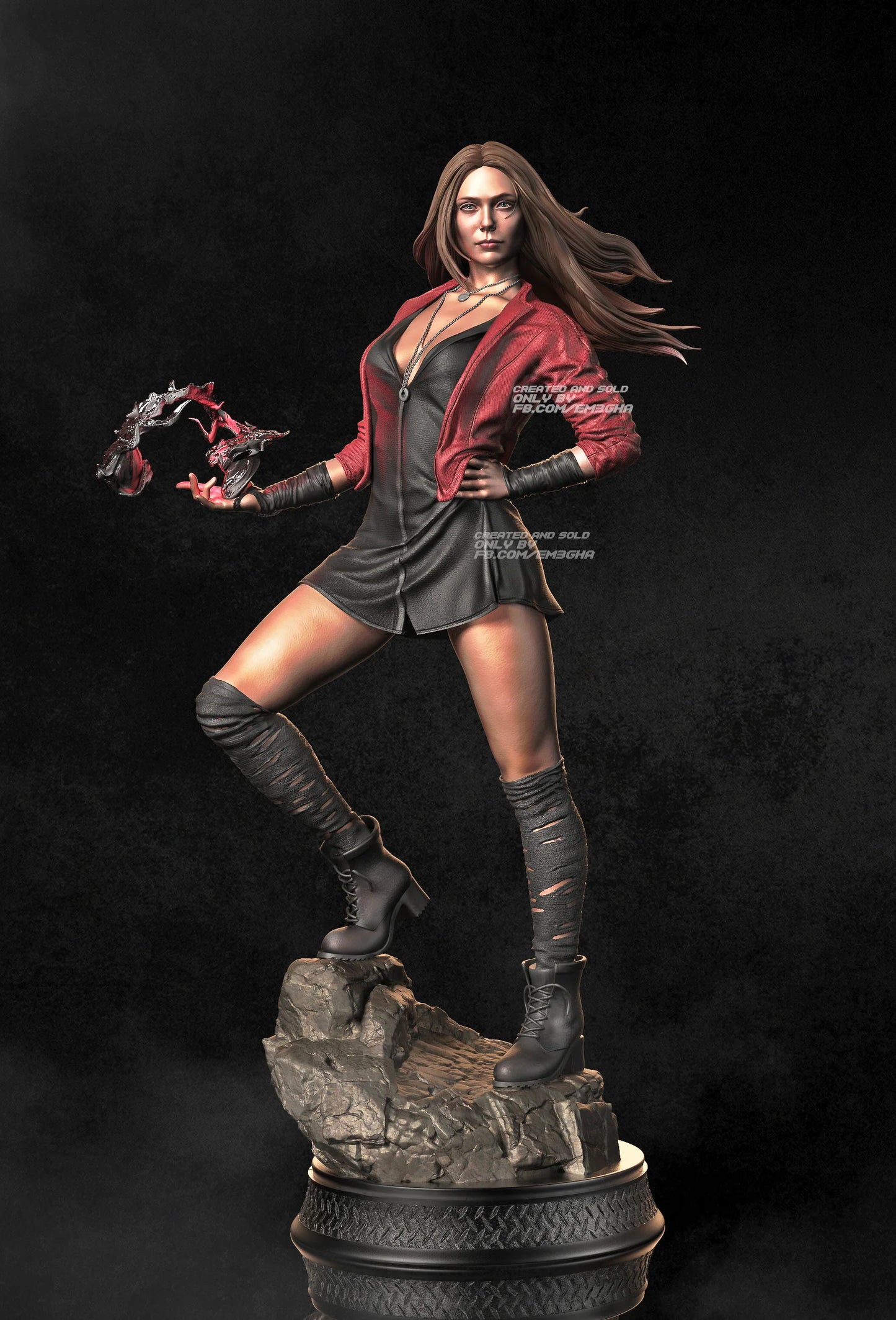 Scarlet Witch Resin Fan Art - MTO (VXLabs)