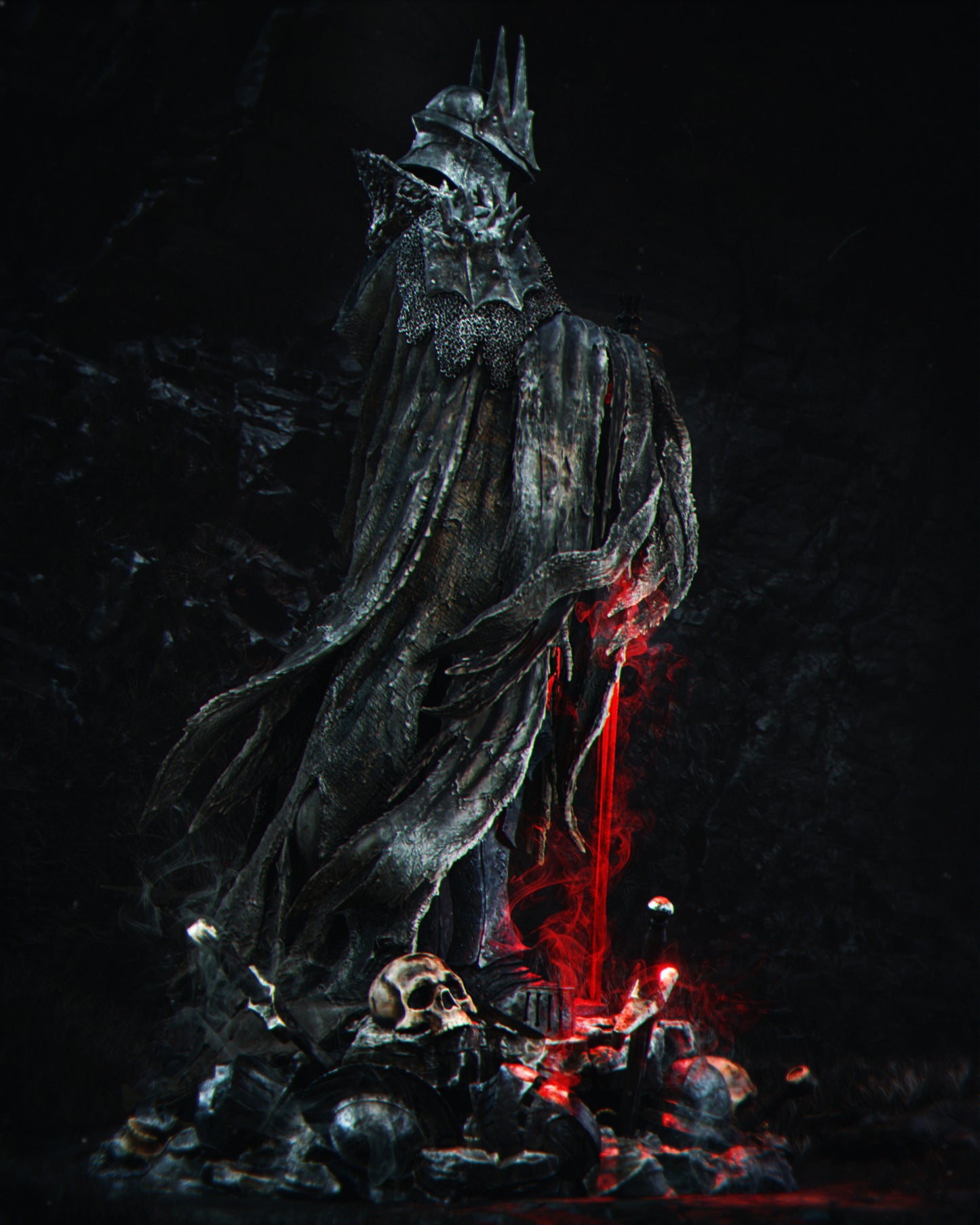 Death Knight Resin Art - MTO (Design by CA3D)