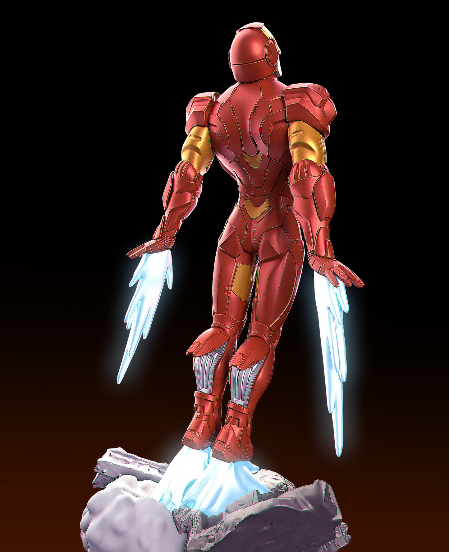 Iron Man Resin Art - MTO (Design by CA3D)