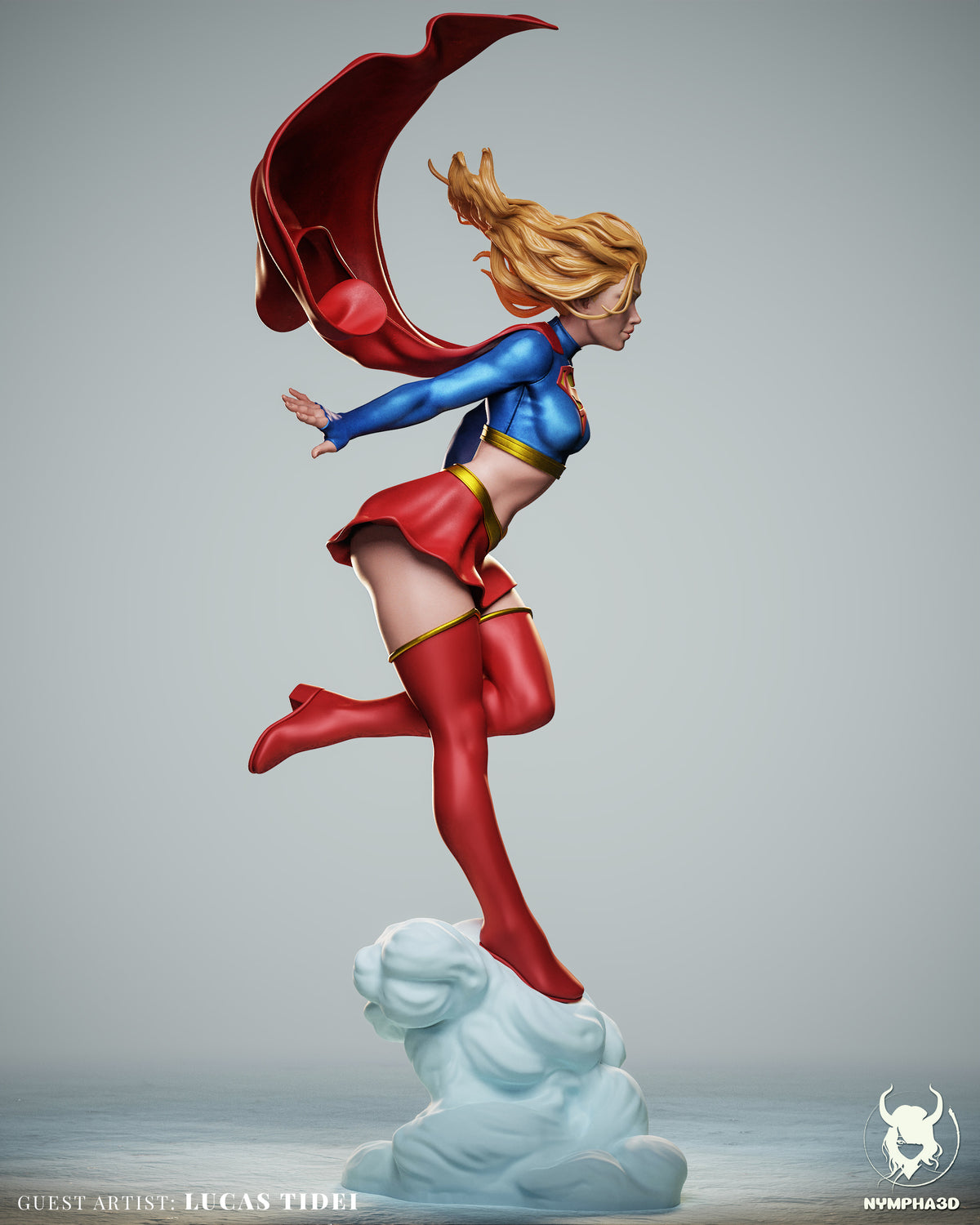 Supergirl Resin Art (Nympha3D)