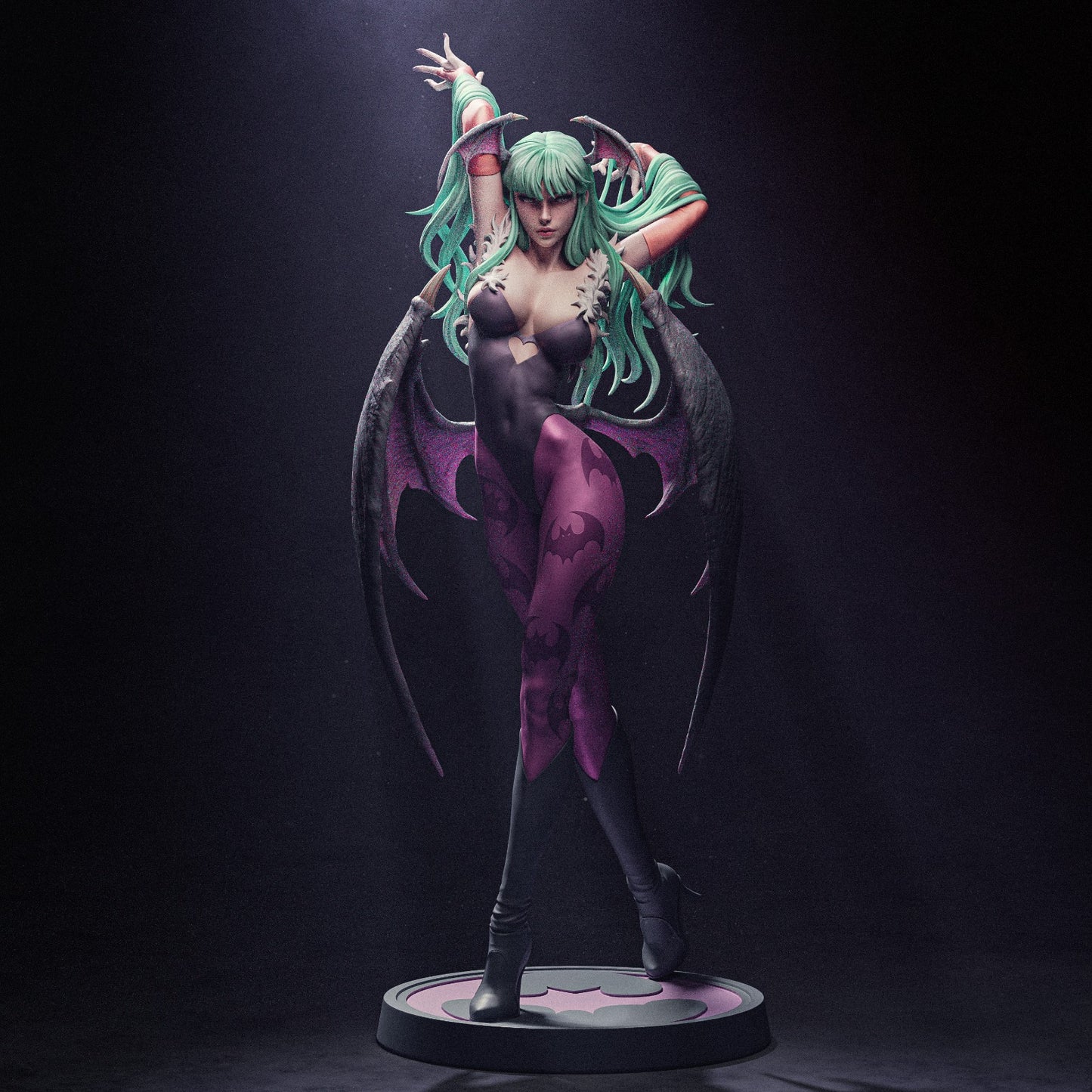 Morrigan Aenslan Collectible Resin Fan Art Pro Painted - MTO