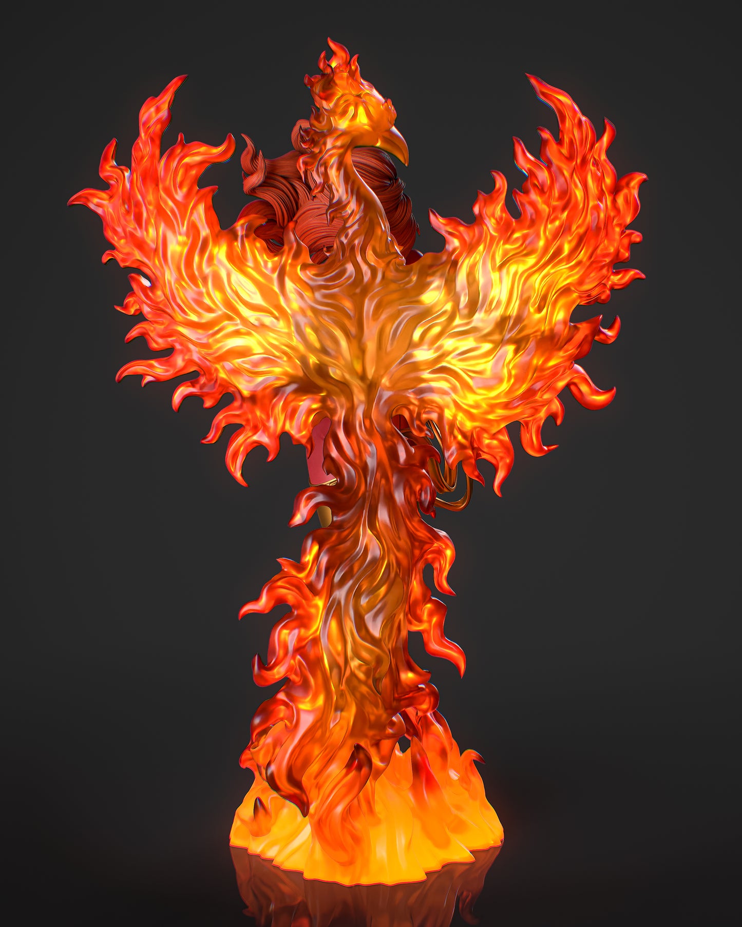 Phoenix Collectible Resin Fan Art Pro Painted - MTO