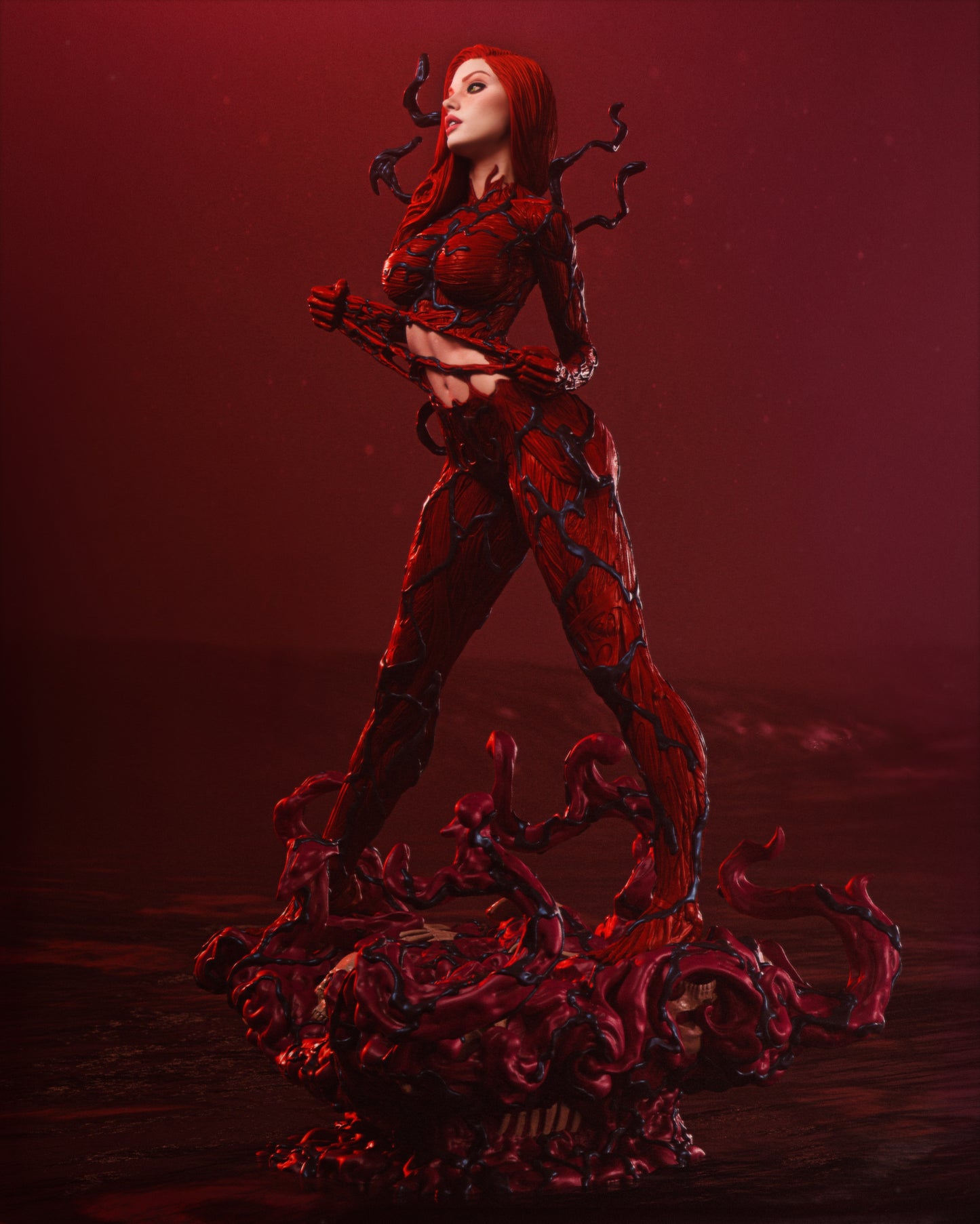 Carnage Mary Jane Resin Art - MTO (Design by CA3D)