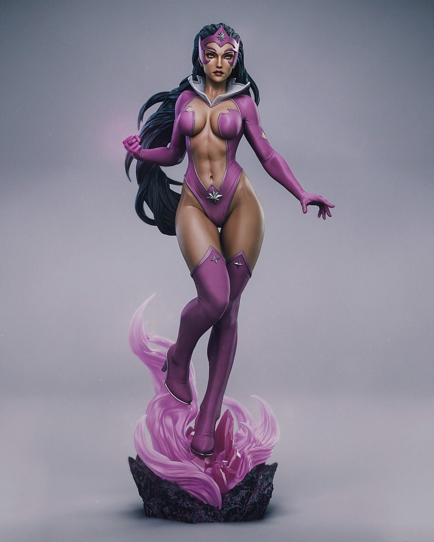 Star Sapphire Resin Fan Art MTO (Design by Abe3D)