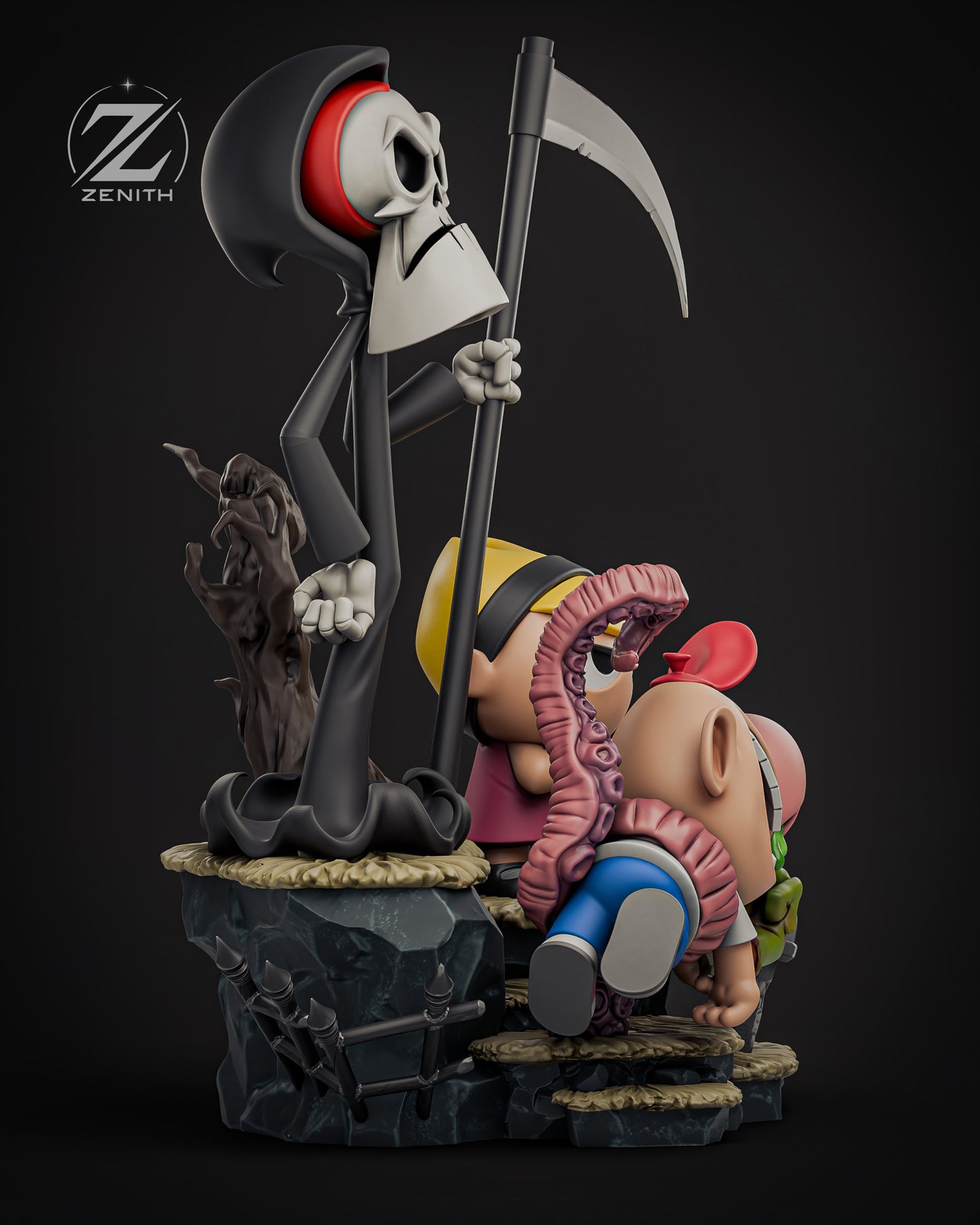 Billy and Mandy Resin Art (Design by Zenith)